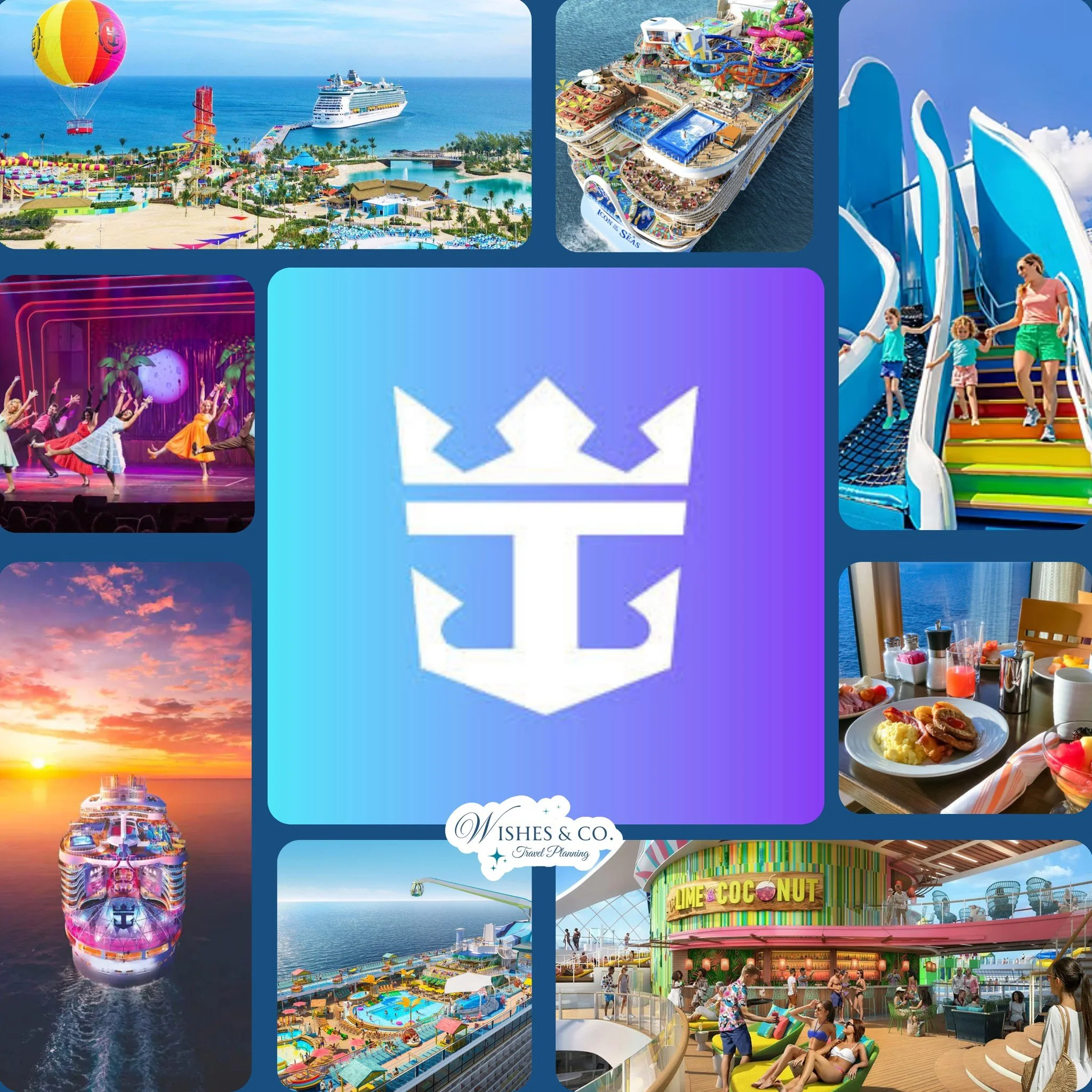 Day Two of helping you find the best cruise line for your next vacation...

If you want a cruise packed with activities and nonstop entertainment, Royal Caribbean is usually my top recommendation. These ships are like floating cities with something f