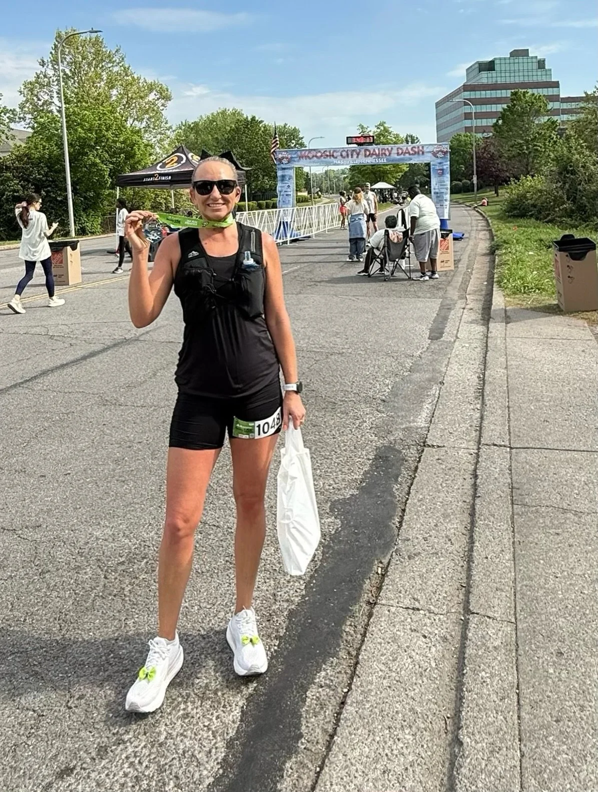 A great morning running a 15k(ish) in Nashville! Thanks to all the volunteers for making this happen and ice cream at the finish line?! YES! 

#puritymoosiccitydairydash #dairydash #nashville #runnashville #marathontraining