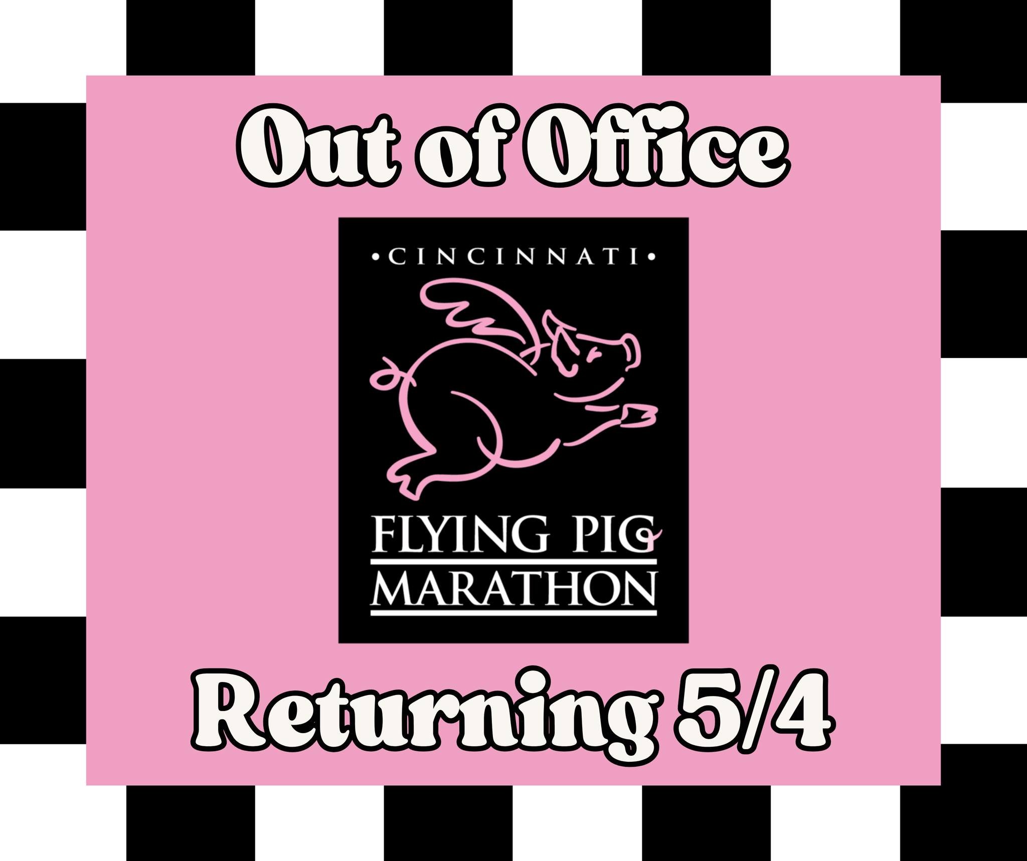 Quick out of office update: I&rsquo;m in Ohio for the Flying Pig Marathon this weekend chasing a Proof of Time for Dopey Challenge 2027 (no big deal, just casually trying to survive 26.2).

I&rsquo;m also really excited to meet up with some fellow ru