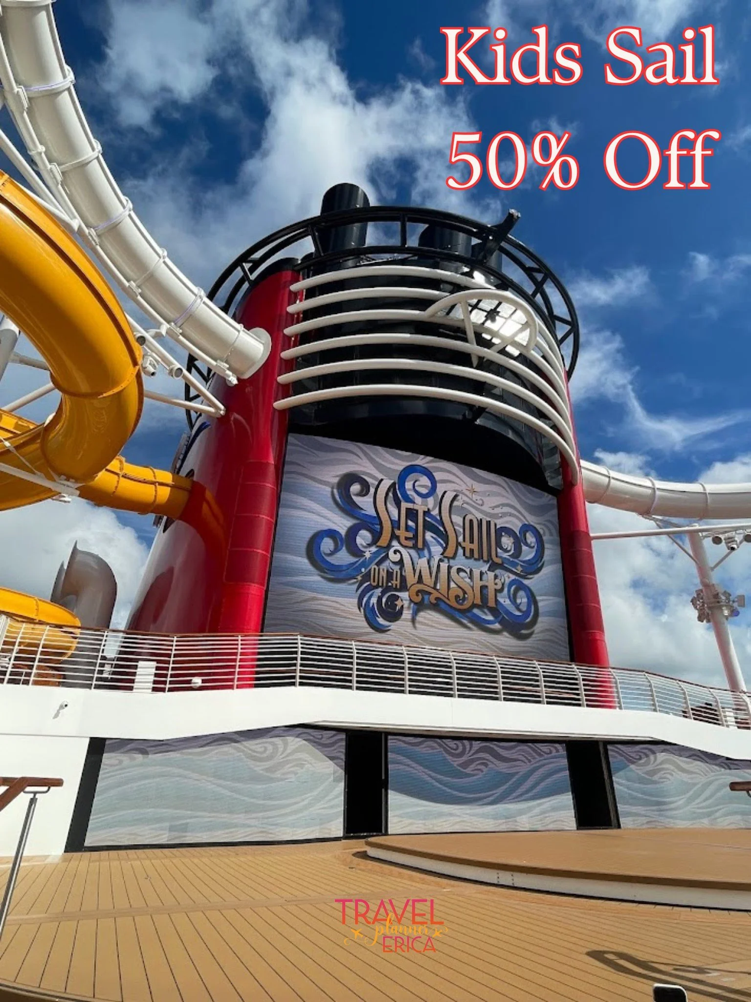 📣 LAST CALL: Disney Cruise Offer 📣

For a limited time, kids can sail at 50% off when you book with two full-fare guests. Meaning more magic, more memories, and a much happier vacation budget.

Picture this:
🌊 Ocean views every morning
🍽️ Rotatio