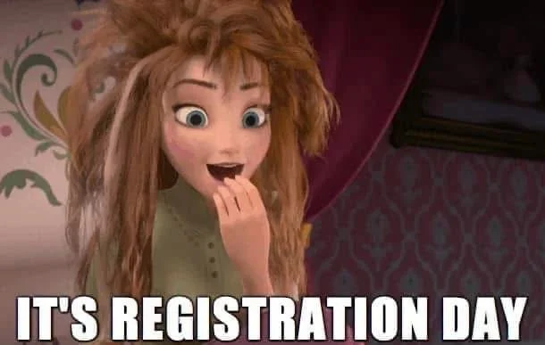 👑❄️ Happy Registration Day, Princesses! ❄️👑

Today&rsquo;s the day! If you&rsquo;re hoping to run, walk, or royal strut your way through Princess Half Marathon Weekend 2027, may the registration gods be ever in your favor. 

Like Anna facing an adv