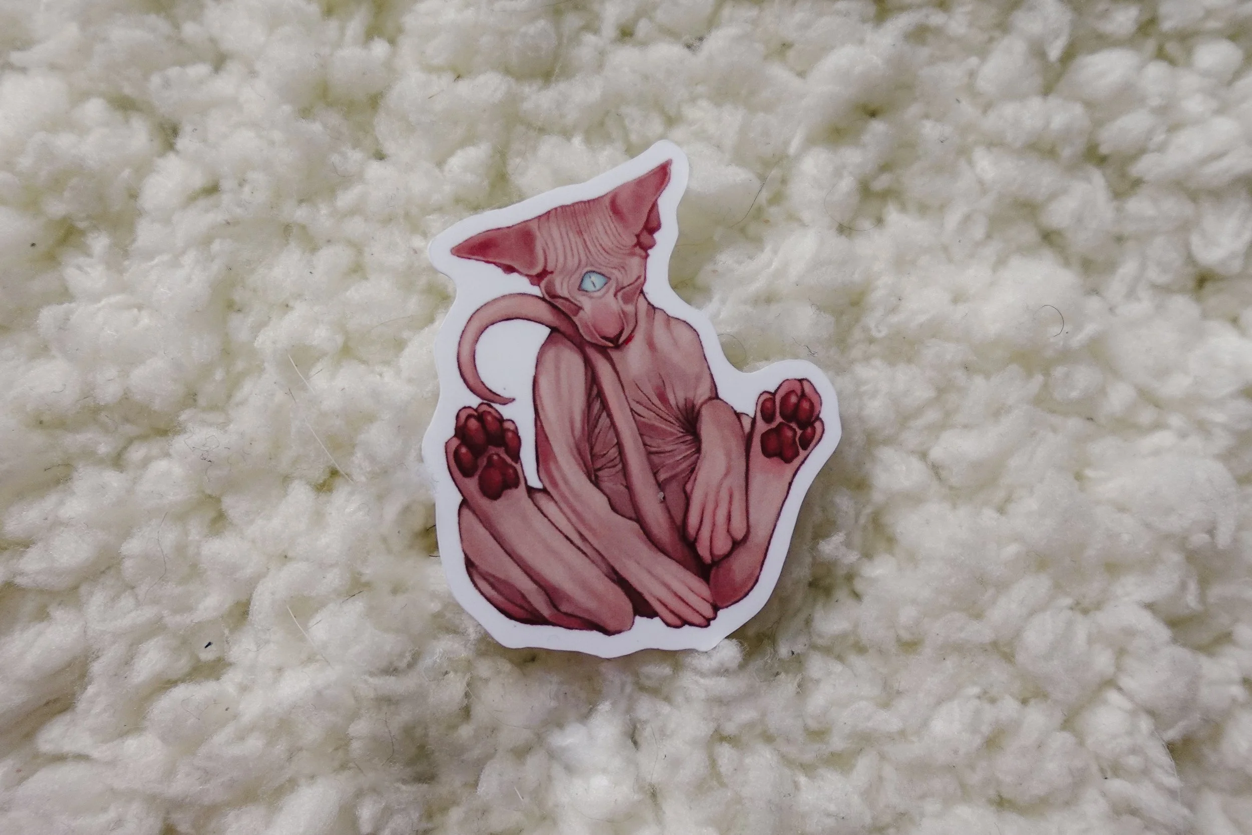 Eternal Sphinx Cat Sticker