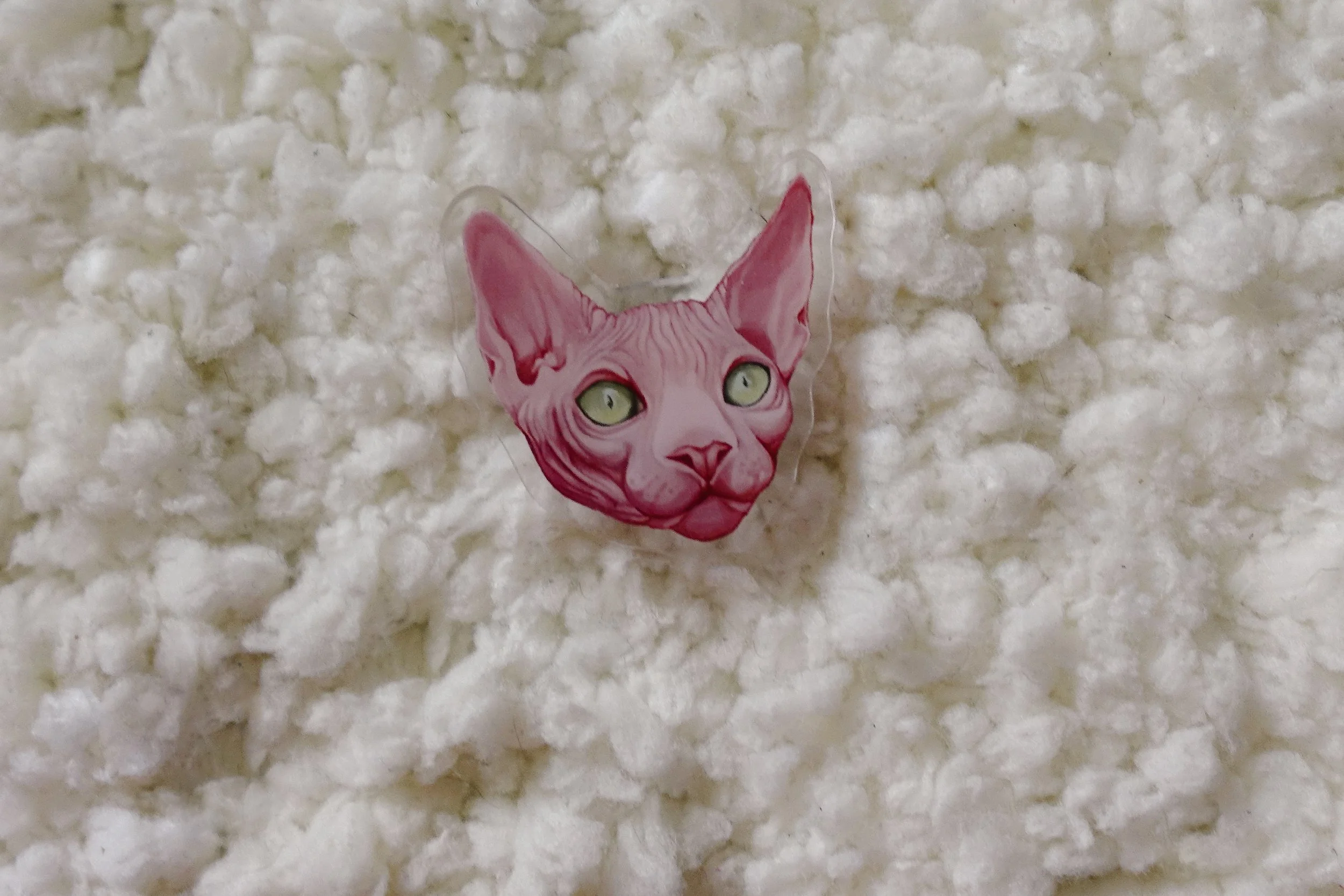 Sphinx Cat Head Pin