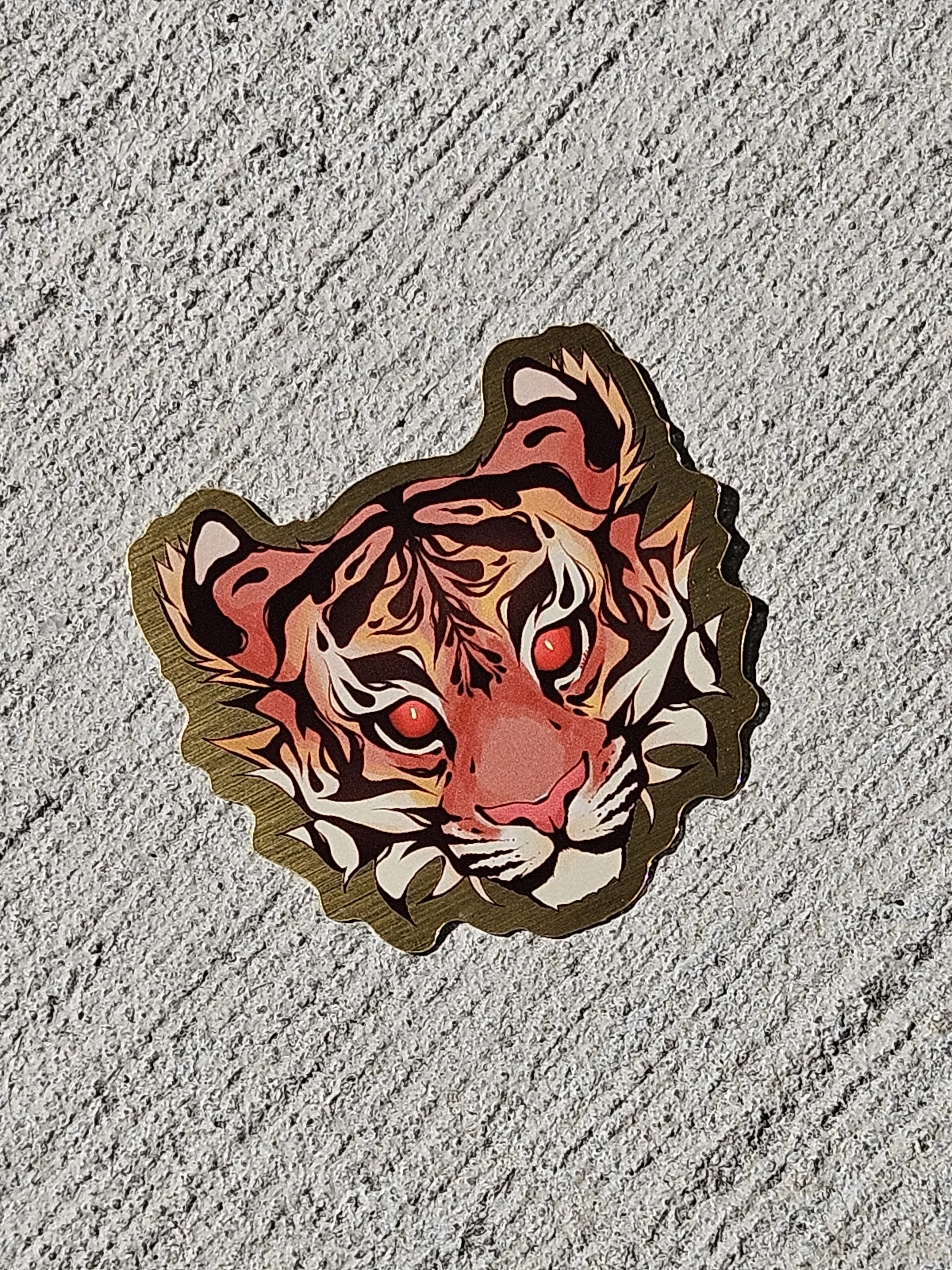 Golden Tiger Sticker