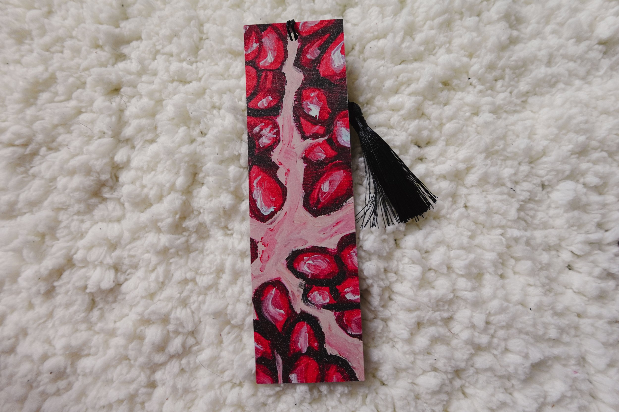 Pomegranate Art Bookmark