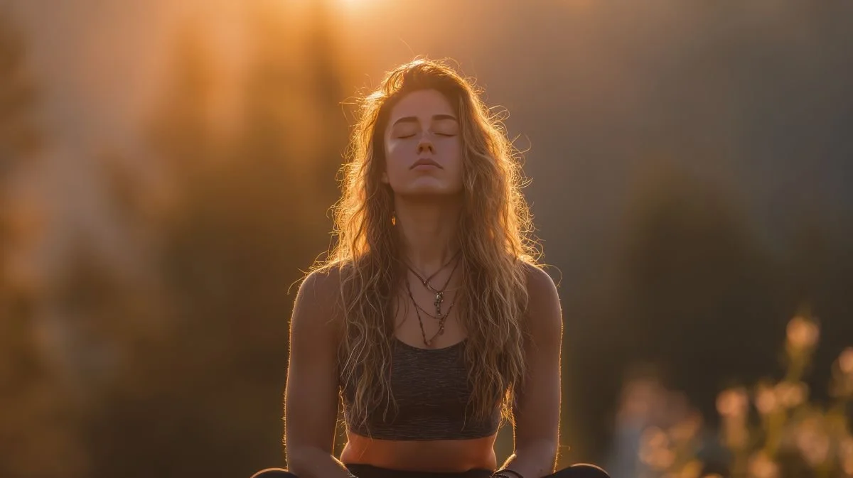 Women sitting in the sunshine. The hara contains your individuation point, soul seat, & ID point. When you align your truth and purpose come forward. Your core is who you have always been, & when it's infused you bring more of your core self forward.