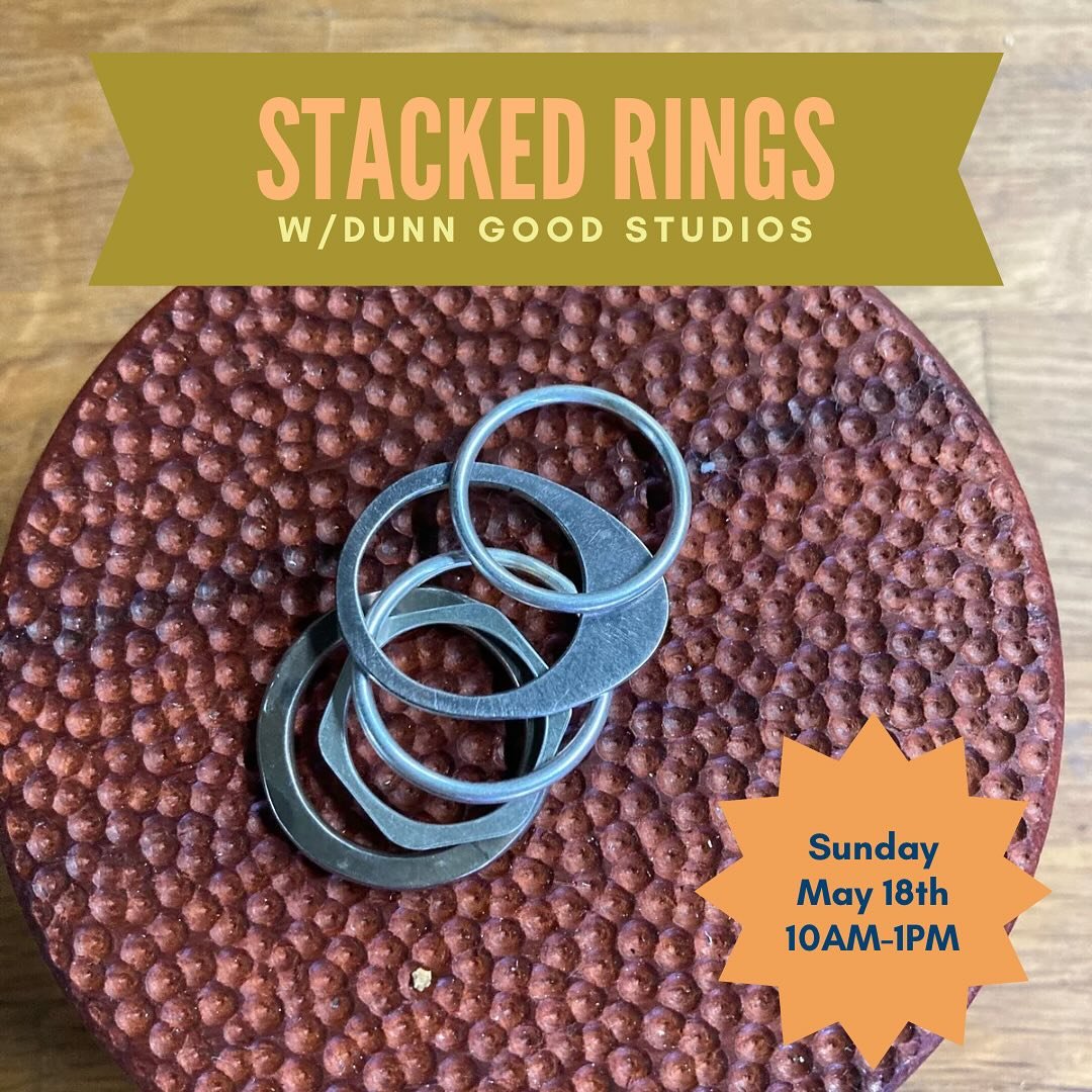 Do you want to slightly injure the next person you give a fist pump to, while also making them jealous of your amazing style and bling? Make up to three Sterling Silver rings of your own design with Dunn Good Studios. Leave with a fist full of bling