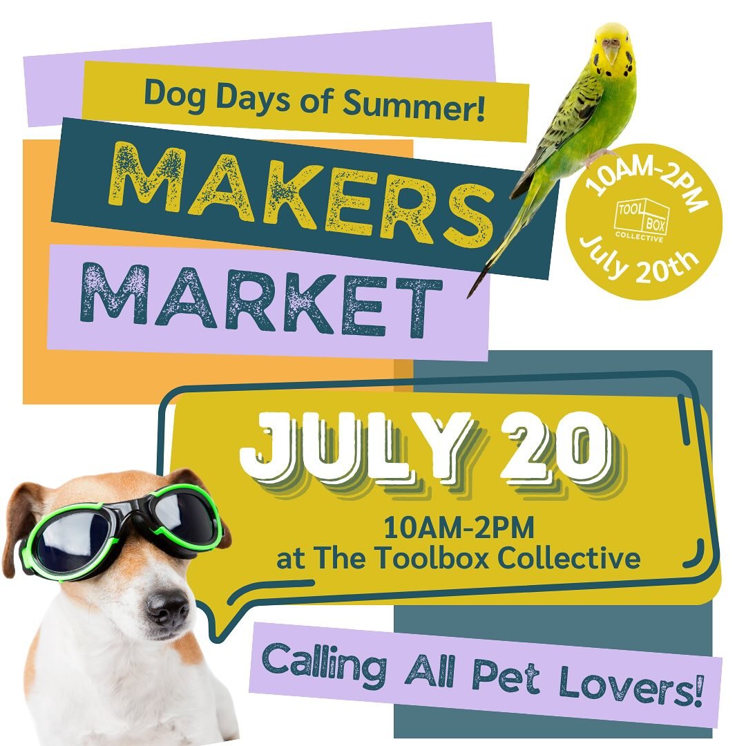 Hey all! We had to reschedule our pet themed market. It will be July 20th from 10am-2pm. Bring your furry friend and spoil them rotten! Looking to adopt? Save a Bull rescue will be there with the cutest bullies in town. We will have other local vendo