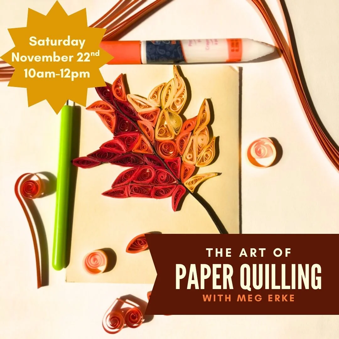 Try your hand at paper quilling and make the cutest cards or place holders for the holidays this year!