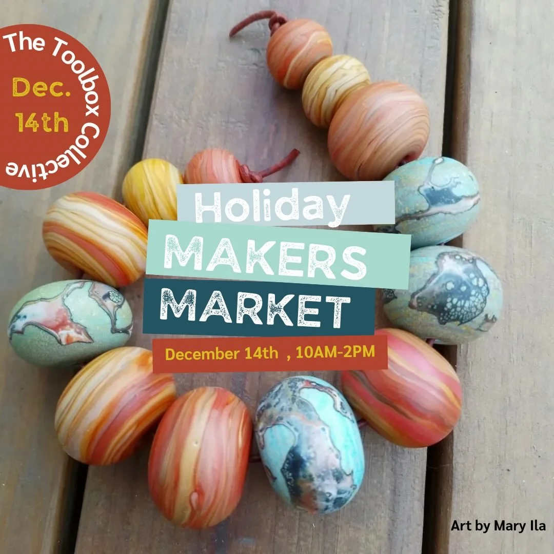 It&rsquo;s the last Toolbox Makers Market of the year and we&rsquo;re going out with a bang! Our largest market yet with more than 20 vendors!! 😱🎄

Sunday, 12/14, 10am-2pm you won&rsquo;t want to miss it
The neighborhood will be bustling with Siste