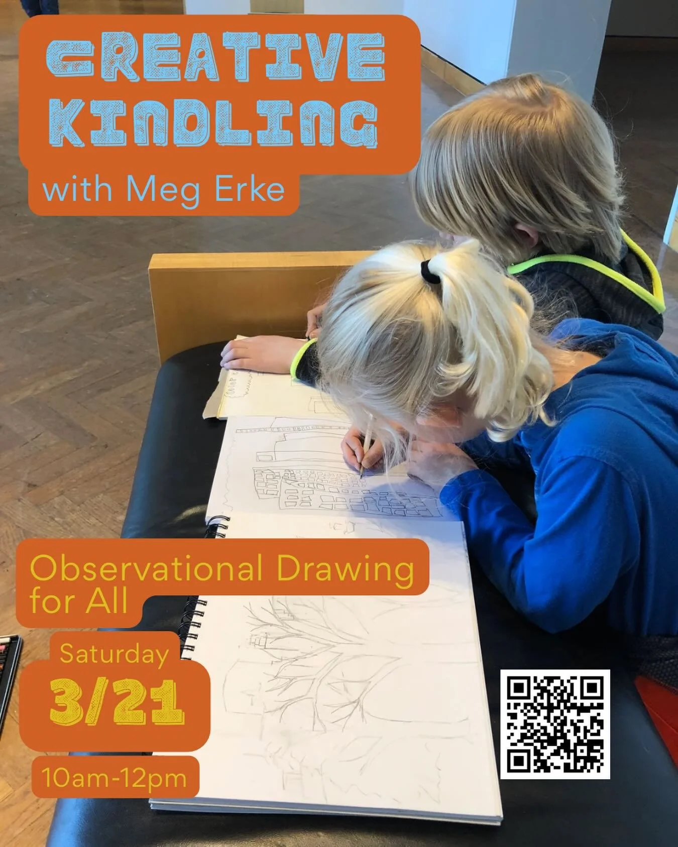Saturday!! Sign up today on Meg&rsquo;s website www.megerke.com. Drawing and sketching is such a great skill that helps us slow down, really observe, and relax. Its not about being perfect, its about exercising your brain, being in community and havi