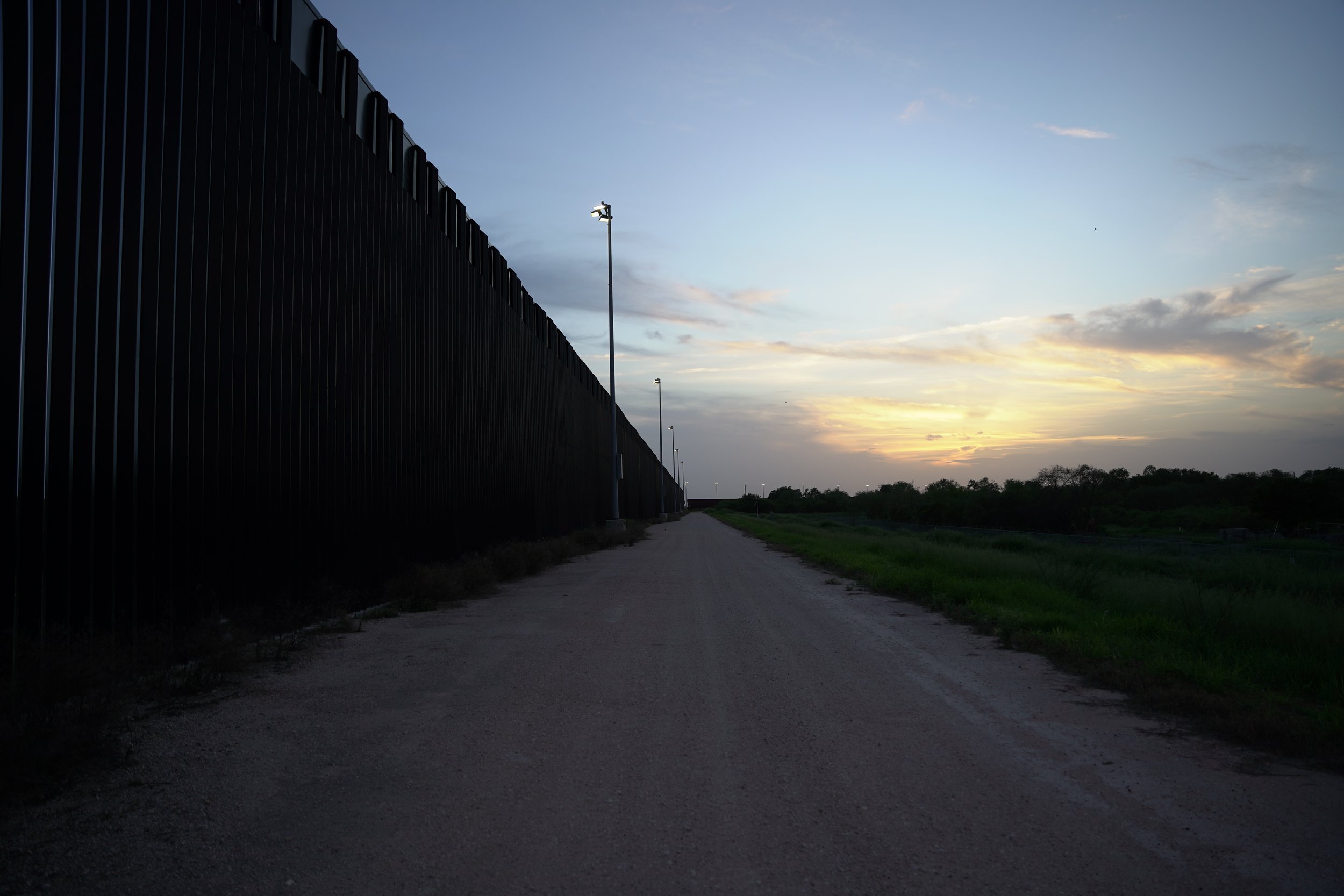 Border Wall South of McAllen