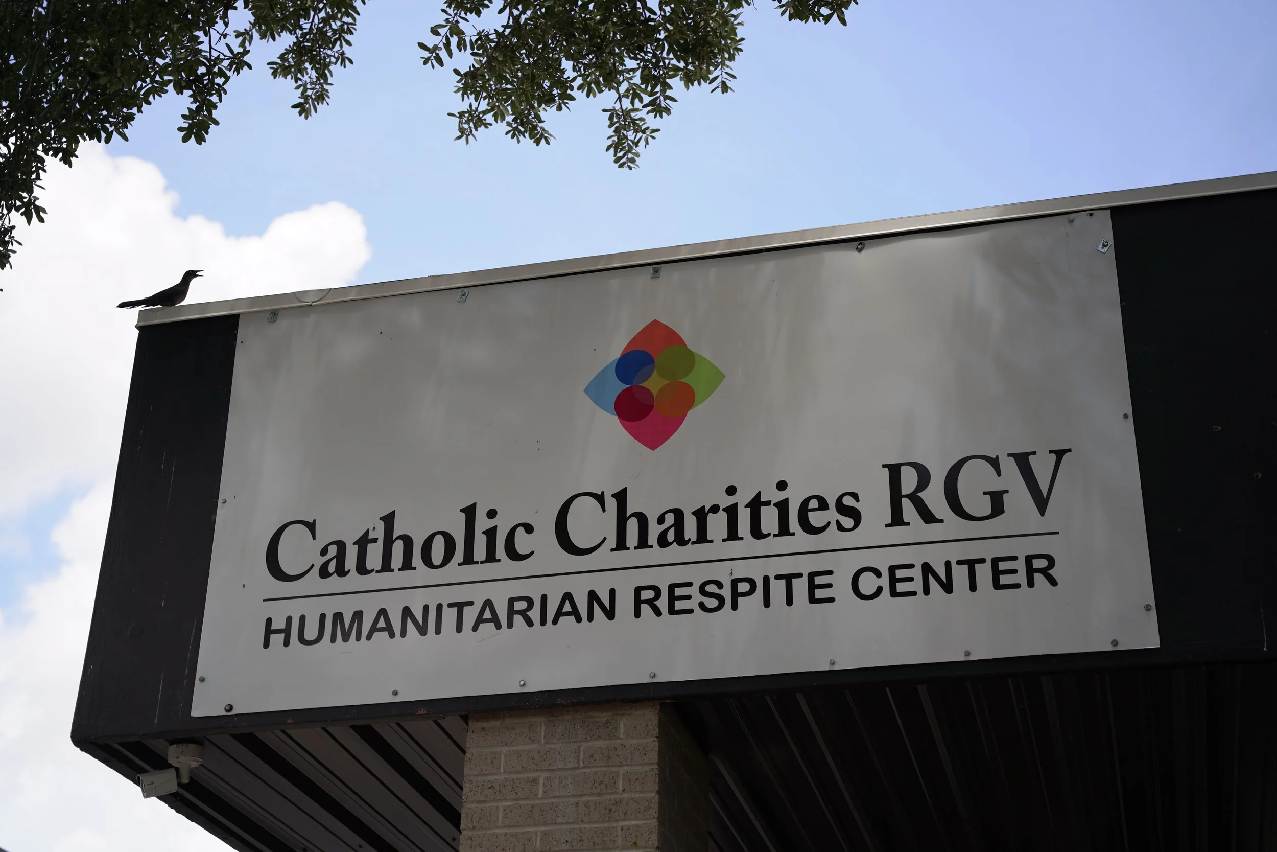 Humanitarian Respite Center where migrants can arirve in Downtown McAllen
