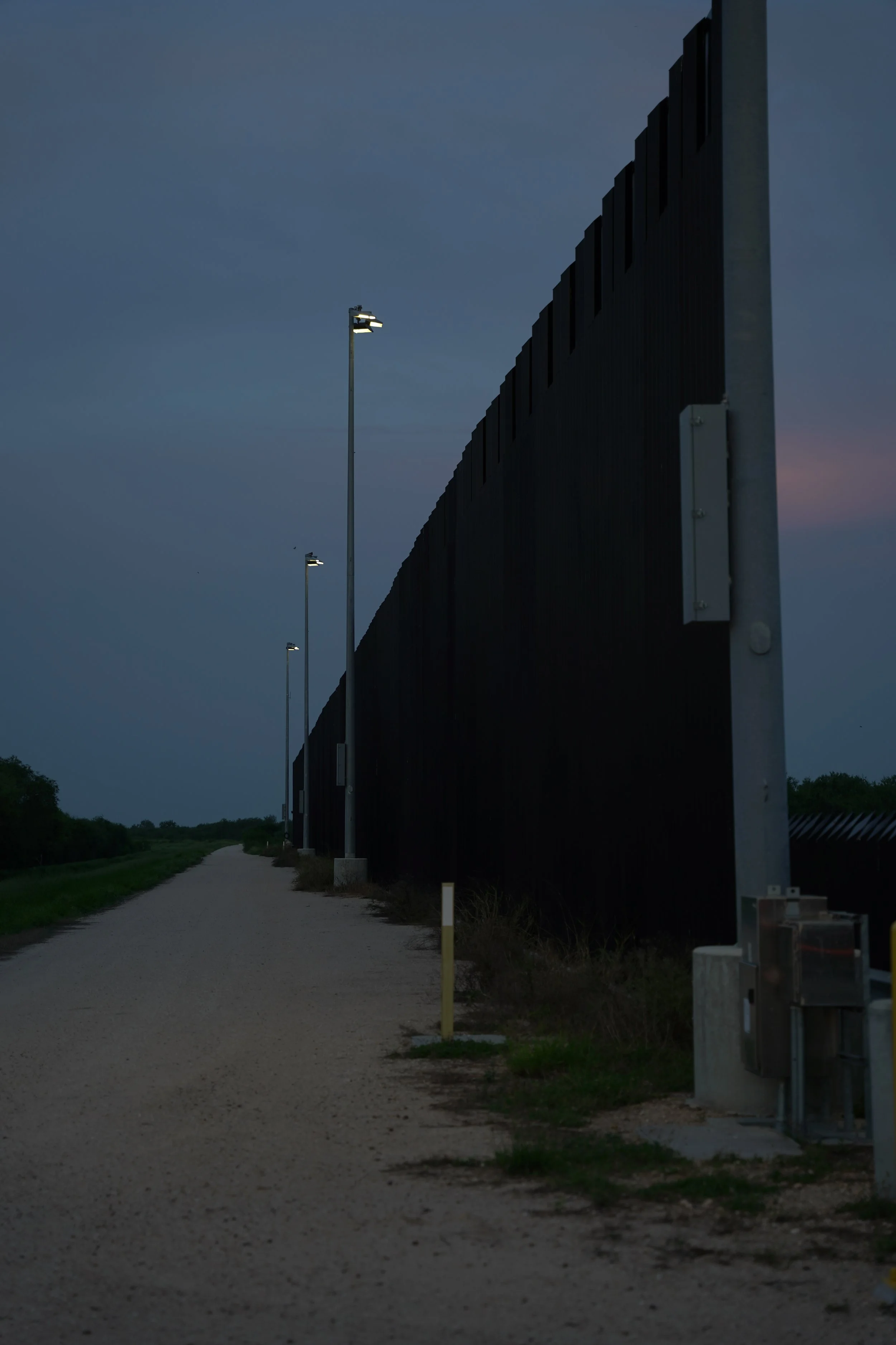 Border Wall South of McAllen