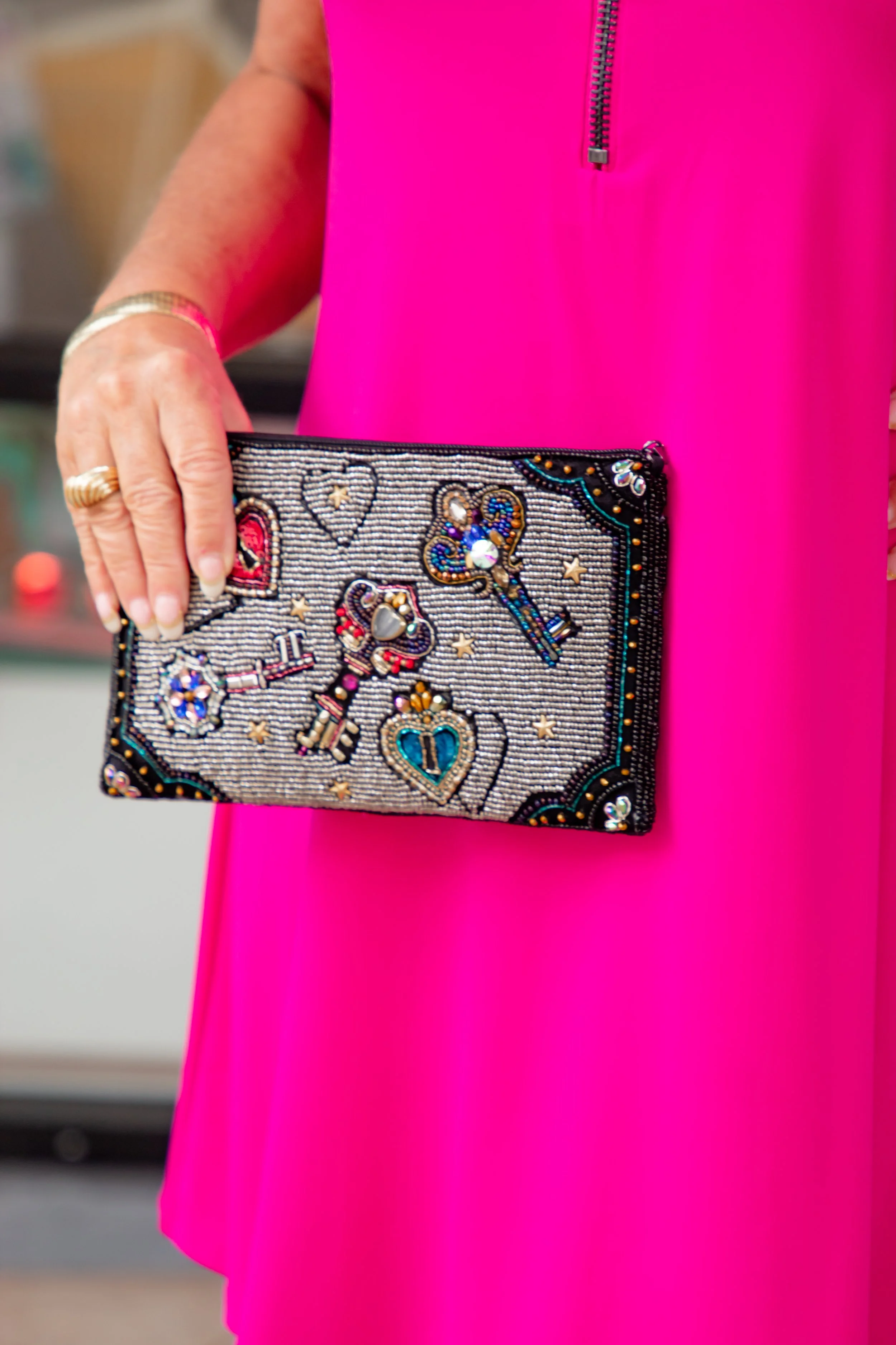 Mary Frances Unlocked Magic Mini Crossbody