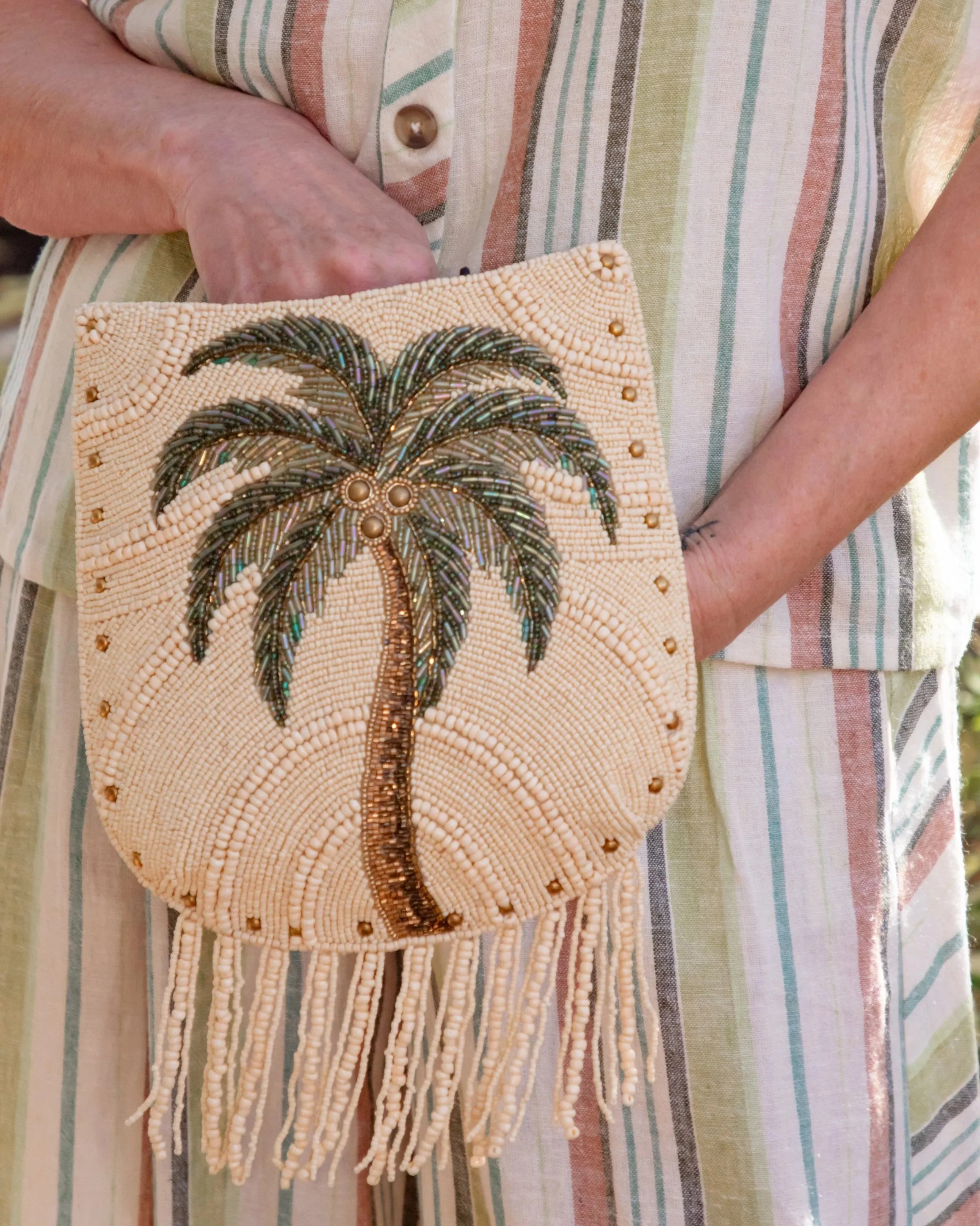 Mary Frances Coconutty Crossbody Handbag