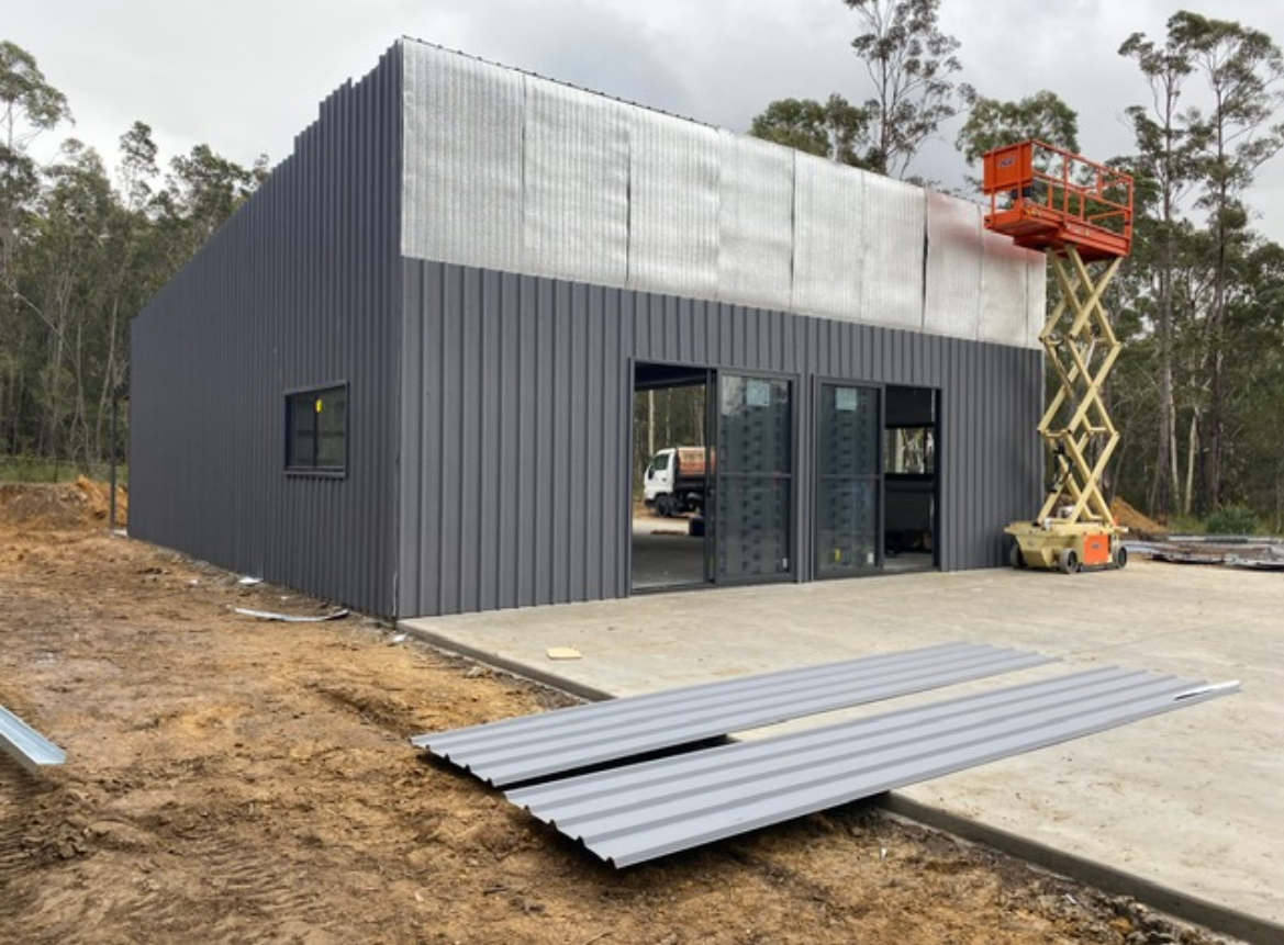 Shed in progress Alpashed 