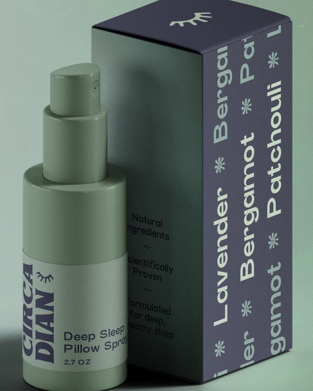 A peek at the Circadian package design - bright and dreamy, with a sleepy-spirited color palette, minimalist typography, hand-drawn details, and just enough grainy blurs to stay on trend, but timeless.

This design reflects the brand&rsquo;s calm yet