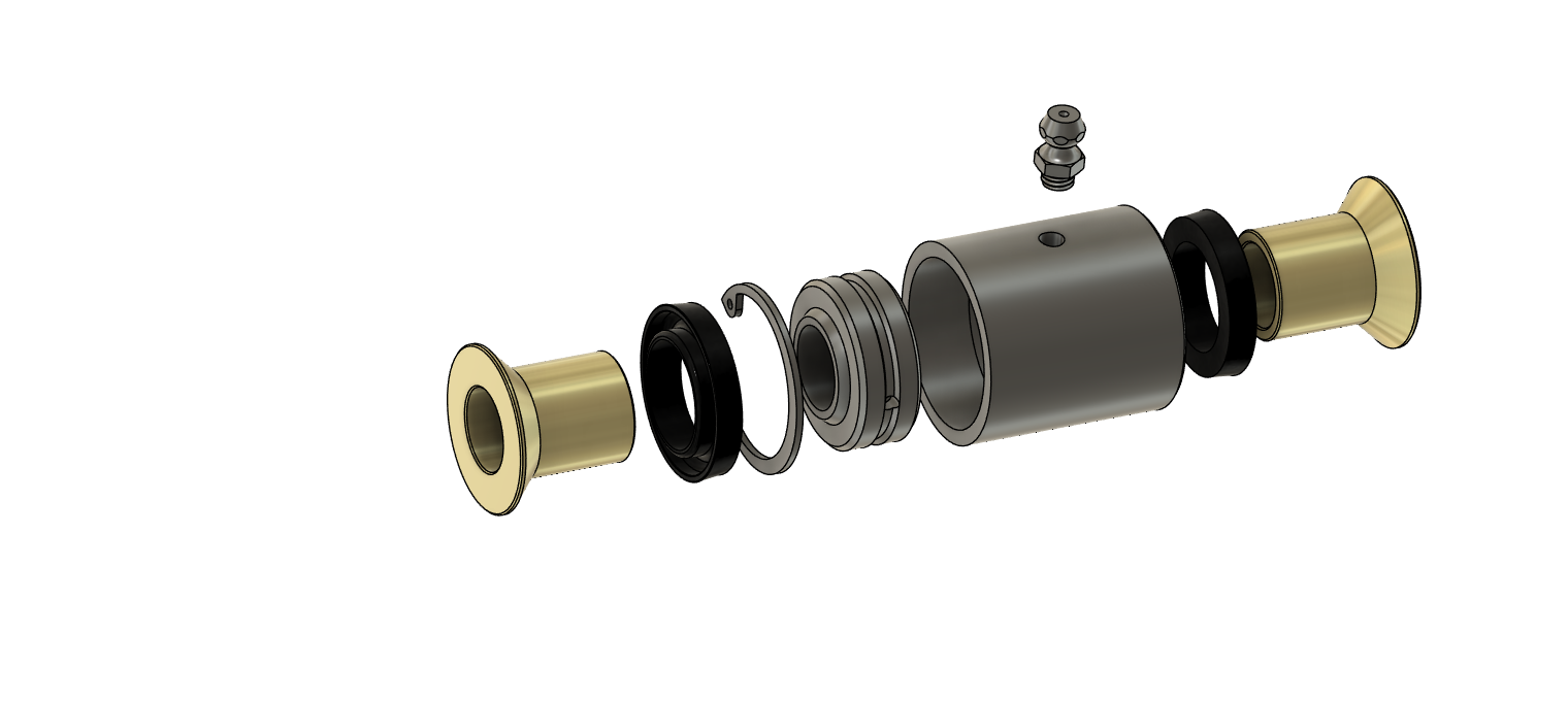 Heim Bearing assembly exploded view with seals.png