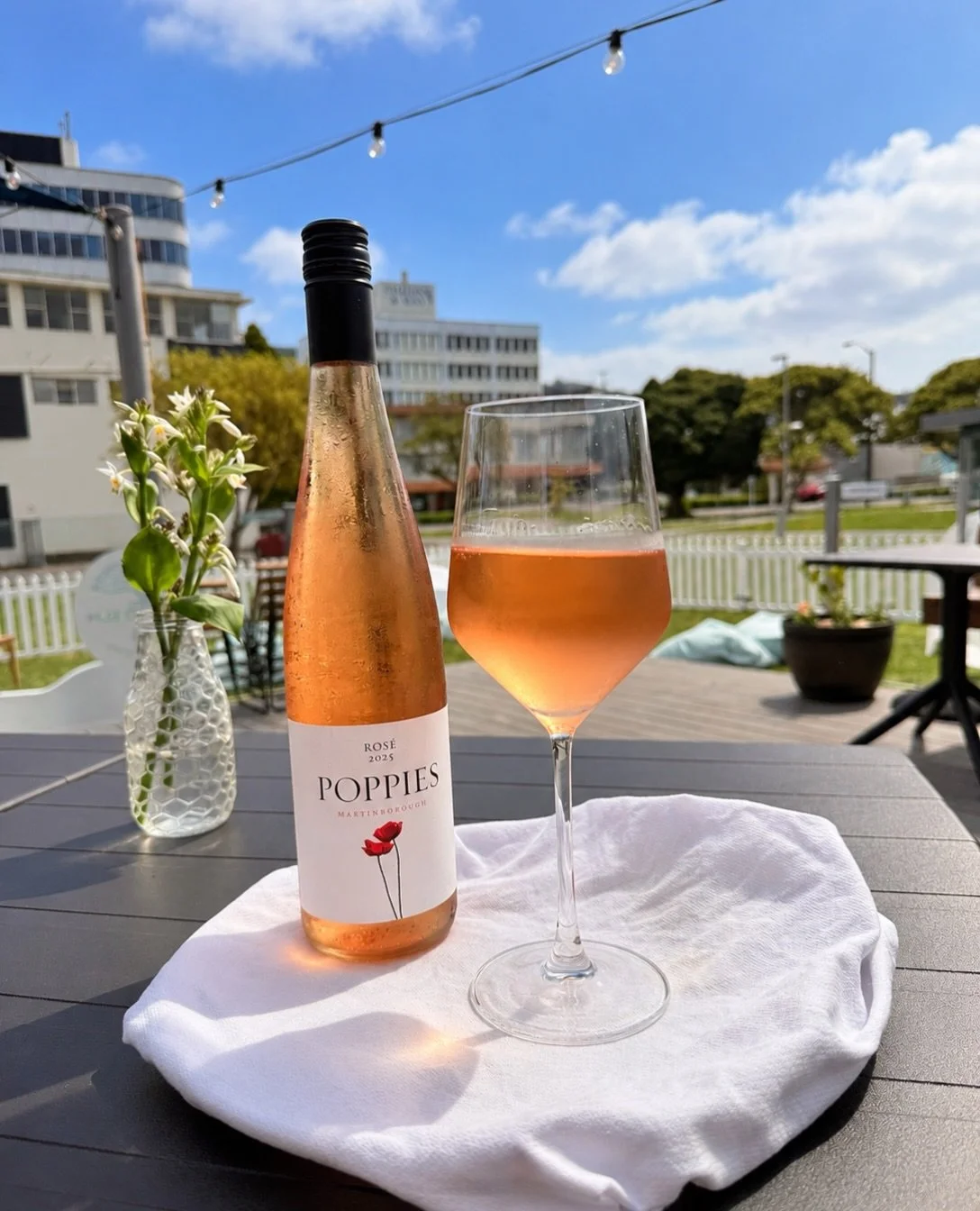 You asked, we delivered. After the @poppiesmartinborough Pinot Gris went down so well, the request for the ros&eacute; didn&rsquo;t stop, so Poppies Ros&eacute; is now now at The Crooked Elm! 

Best enjoyed on the deck with someone you like. 
#poppie
