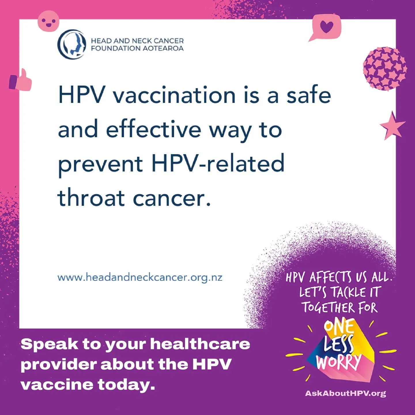 This #hpvawarenessday we're calling for a drive towards a 90% HPV vaccination rate for eligible young people here in Aotearoa NZ. Our current rate is ~ 60%, including a cohort of approx 32,000 young people who missed out on HPV vaccination entirely d