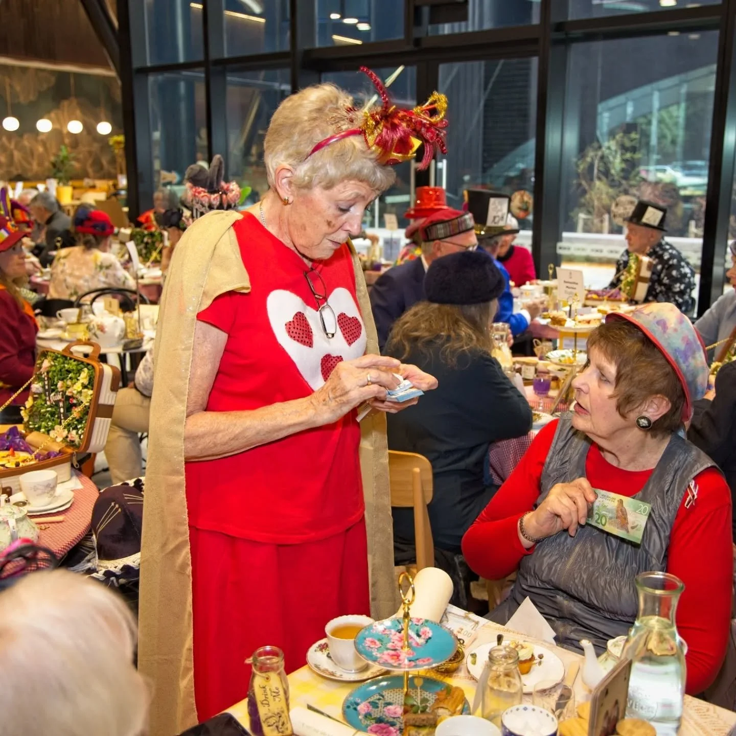 This year for #worldheadandneckcancerday we were lucky enough to team up with @highteahoneys to throw a Mad Hatter's Tea Party at @zephyr_cafe_wellington!

It was a fabulous afternoon of wonderland-themed food and drink, prize-winning costumes and a 