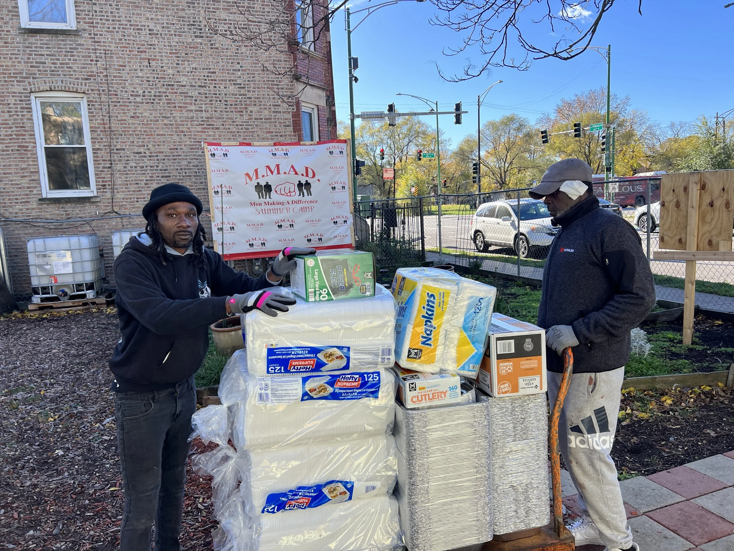 Storing the delivery until Tuesday