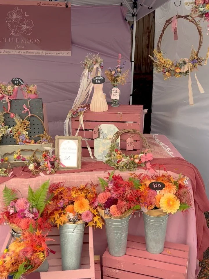 Do you miss us? 🌙 We&rsquo;ll be at @woodlawnfarmersmarket on Valentine&rsquo;s Day 2/14 11am-2pm 💘 This indoor market at @classicfoodsportland will be full of all kinds of treasures and treats. with dried flower heart wreaths (minis too!), spring 