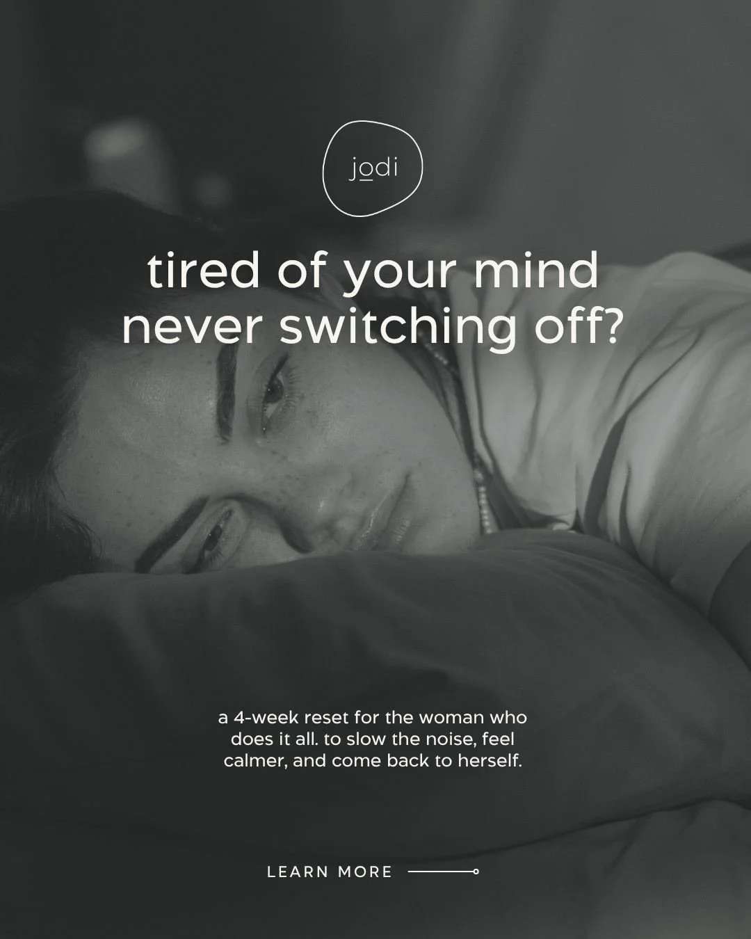 you&rsquo;re not exhausted from doing too much

you&rsquo;re exhausted from never switching off

your mind just keeps going
even when everything else has stopped

replaying things you said
running through what&rsquo;s next
holding it all together

it