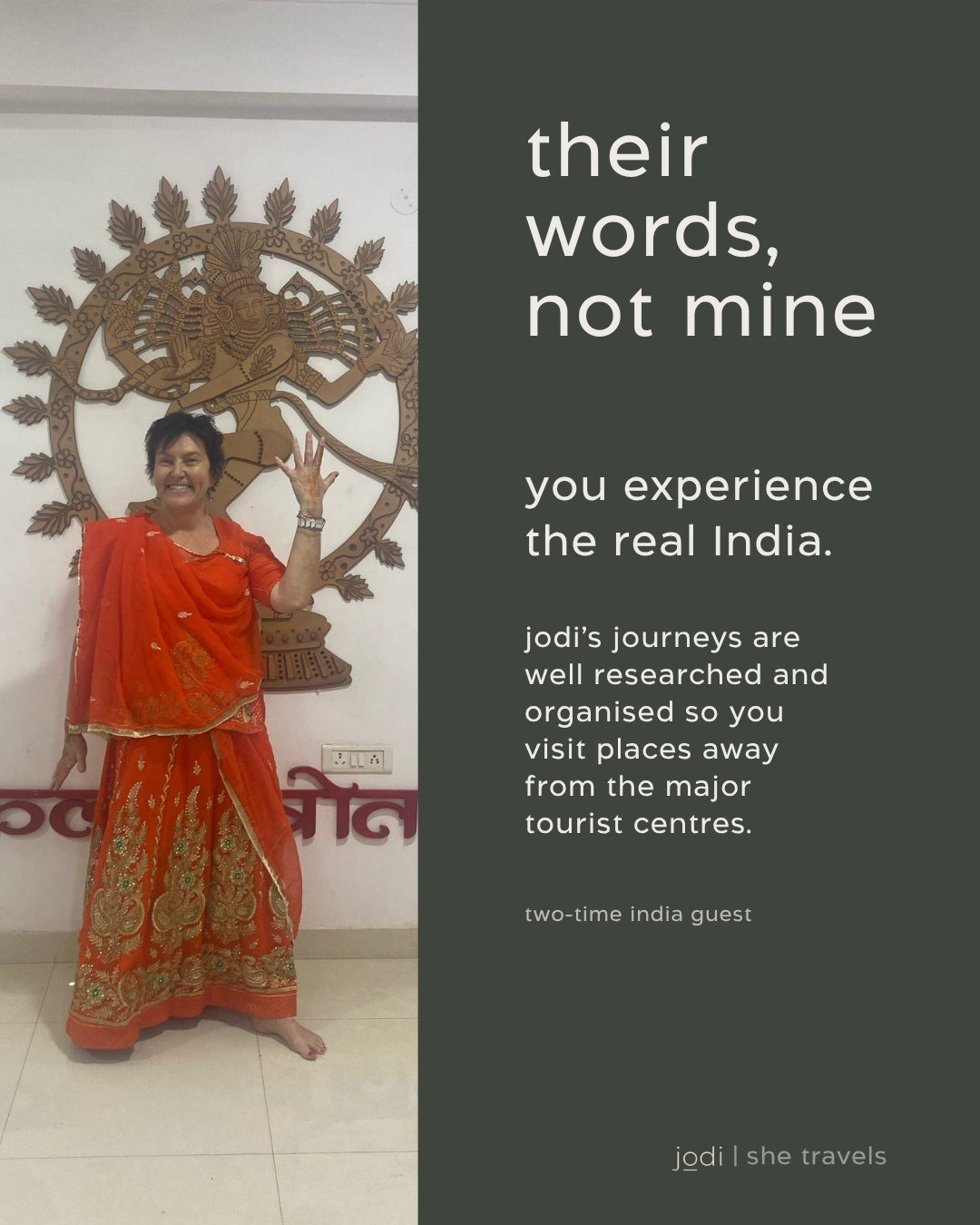 this is exactly why i travel the way i do.

of course we&rsquo;ll see some of the places you&rsquo;ve dreamed about seeing.

but i also want to take you beyond them.

into the neighbourhoods, villages, homes, markets and little corners you probably w