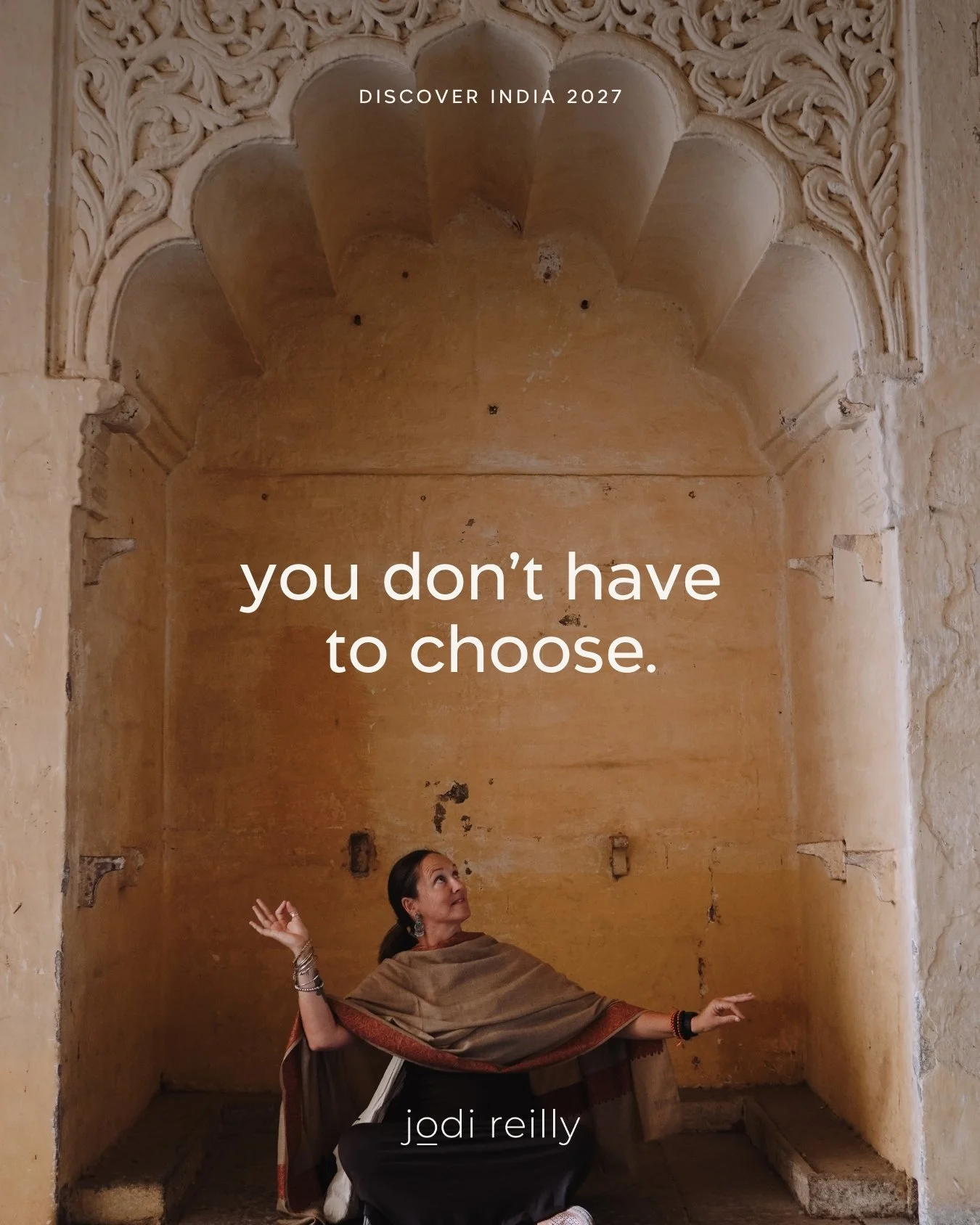 you don't need to arrive in india knowing exactly what you're hoping to find.

you don't need a list of things you're supposed to feel.

you don't need to have it all figured out.

just come curious.

be open to the food you haven't tried.

the tradi