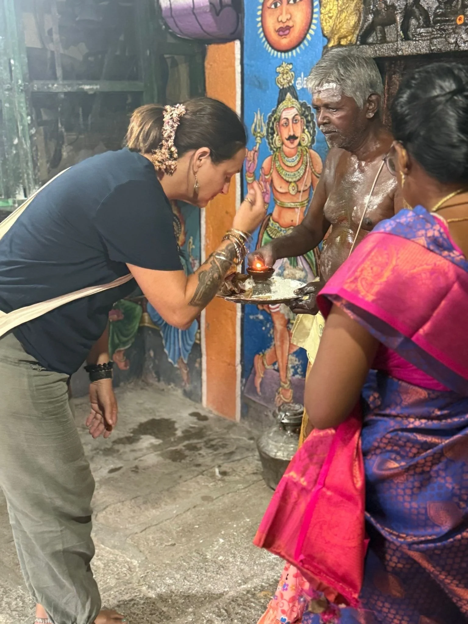 i spend a lot of time when i travel simply watching.

watching what people do. how they interact. the rituals + traditions happening around me.

we&rsquo;re blessed to travel with reddy, because he shares with us what&rsquo;s happening, what it means