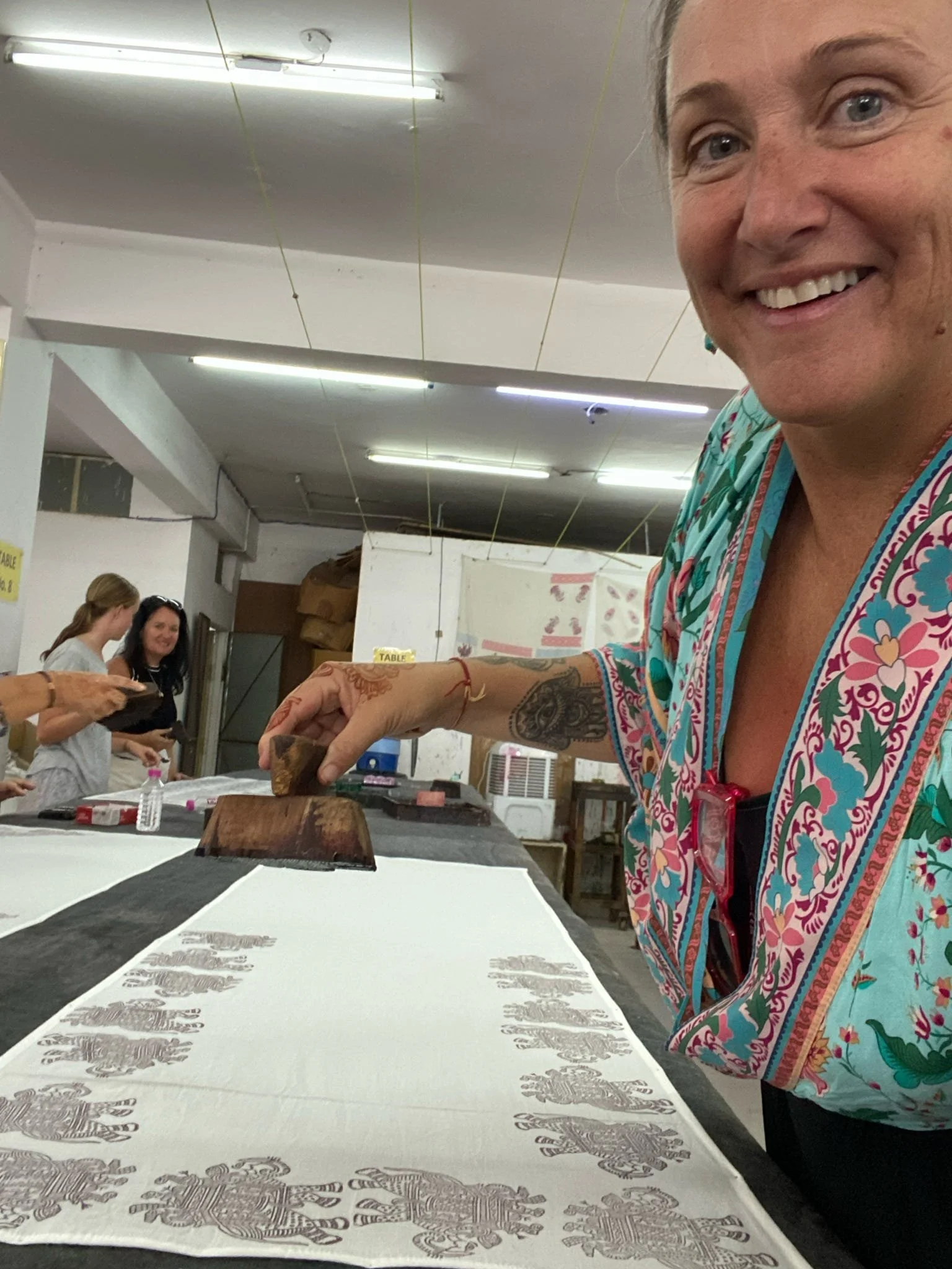 india block printing traditions, travel with jodi reilly through india