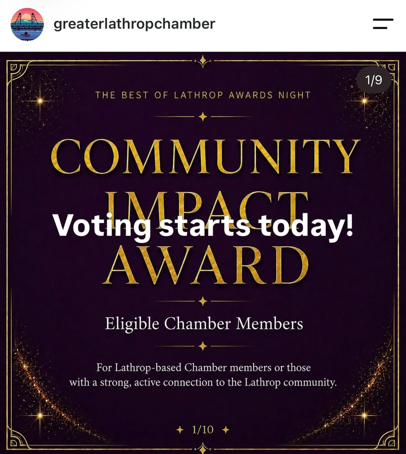 Adaptable Athletics is nominated for two Best of Lathrop Awards - Community Impact and Nonprofit of the Year. Please visit the link below or the link tree @greaterlathropchamber Please share. You can vote daily to support us. https://a.cstmapp.com/p/