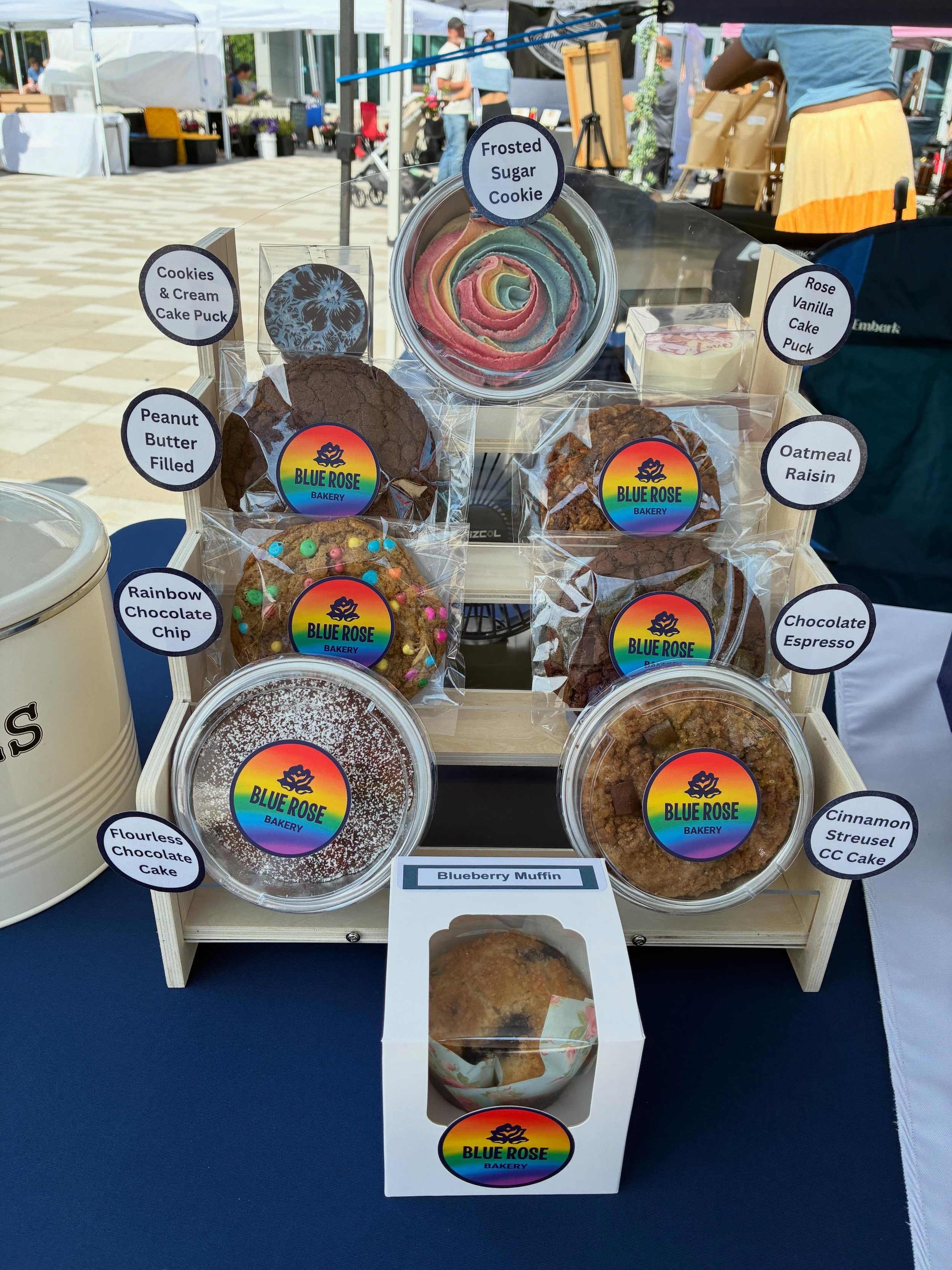 We&rsquo;re out at the Deer District market till 2pm! With free samples while supplies last! 🍪 

#deerdistrict #farmersmarket #cottagebakery