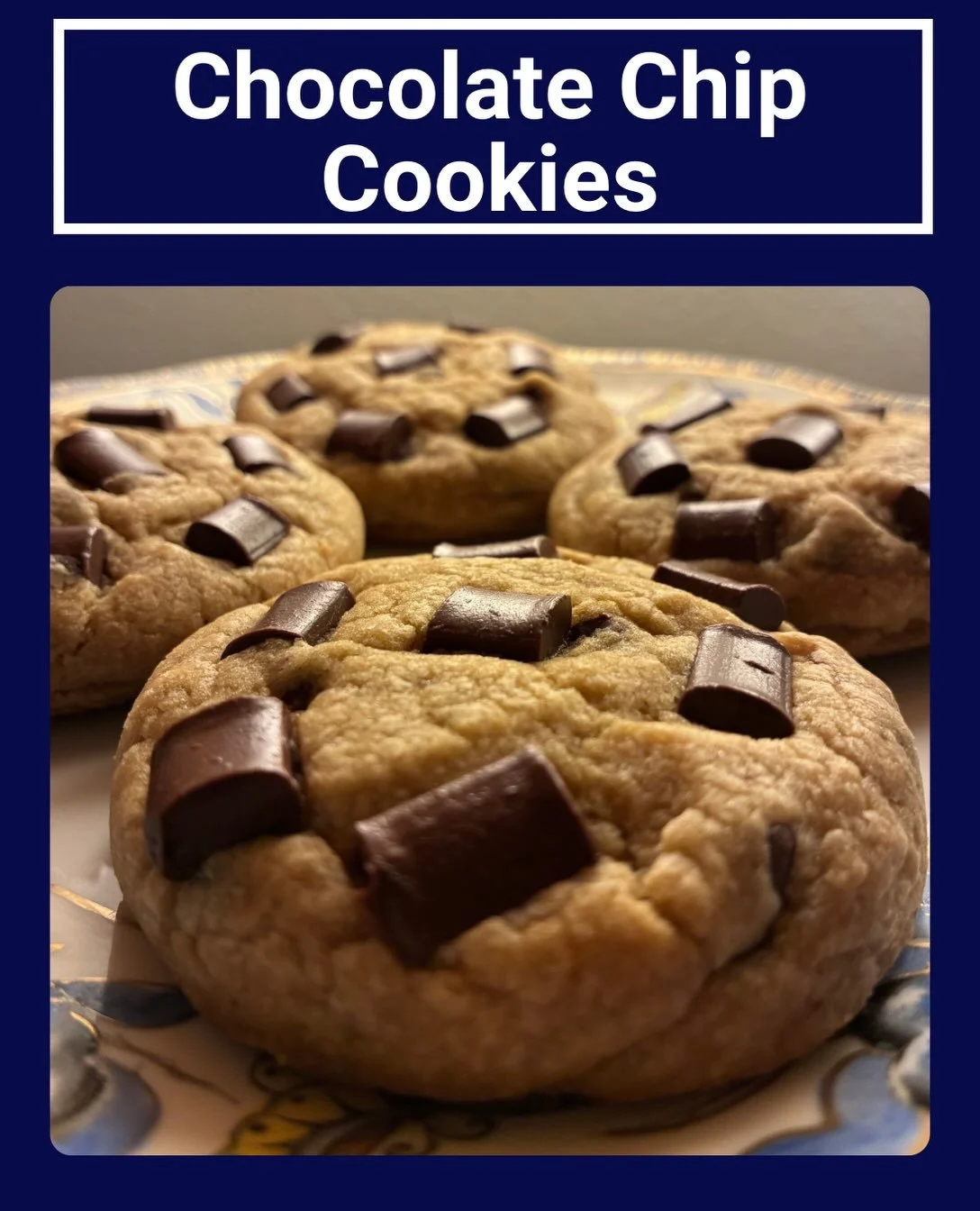 Friday Feature: Chocolate Chip Cookies 🍪 

Can&rsquo;t beat the classics! 

Naturally, these are a blend of recipes and tricks both new and old, passed down the family 💙 

Come get yours before they&rsquo;re gone at the @shopdeerdistrict market thi