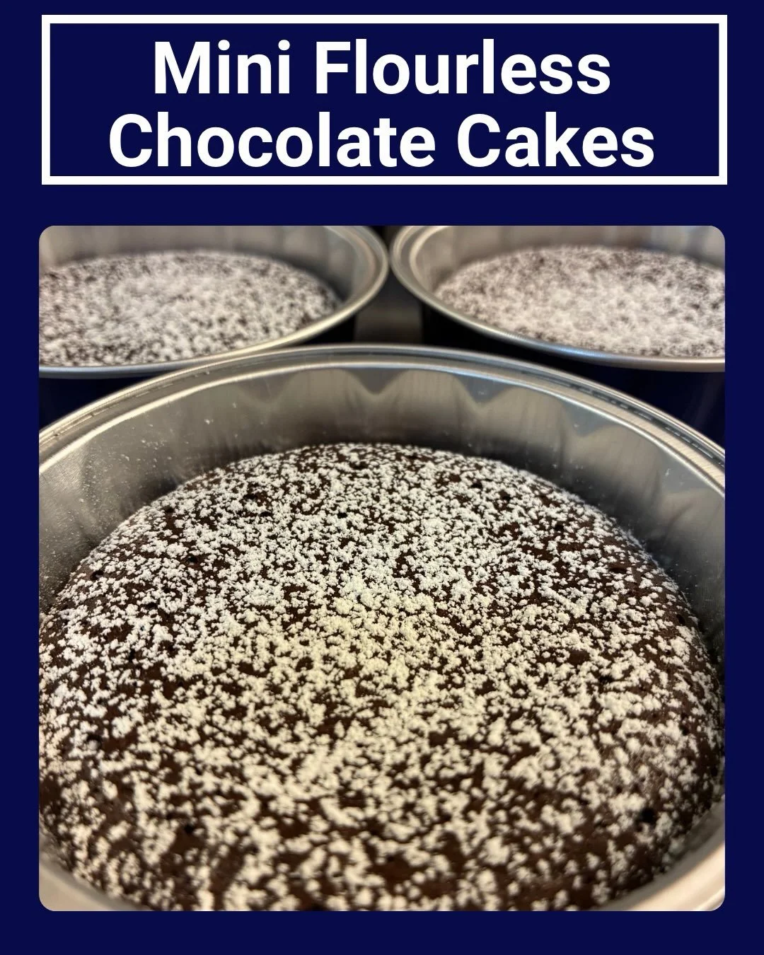 Friday Feature: Flourless Chocolate Cakes! 😋

These mini cakes are perfect for anyone into dense, fudgy cakes 🤤 

These mini cakes are also *gluten friendly* ! There is no gluten in the ingredients of the cakes, however they are baked in the same k