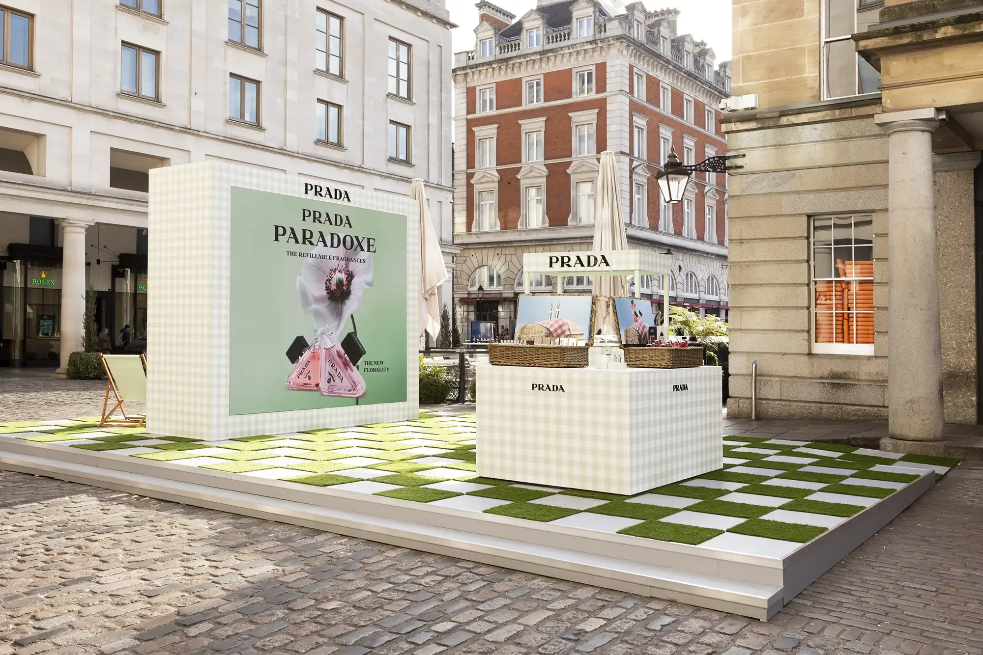 Prada Beauty, The Prada Picnic, Experiential Marketing Agency London, - Pop-up Overview