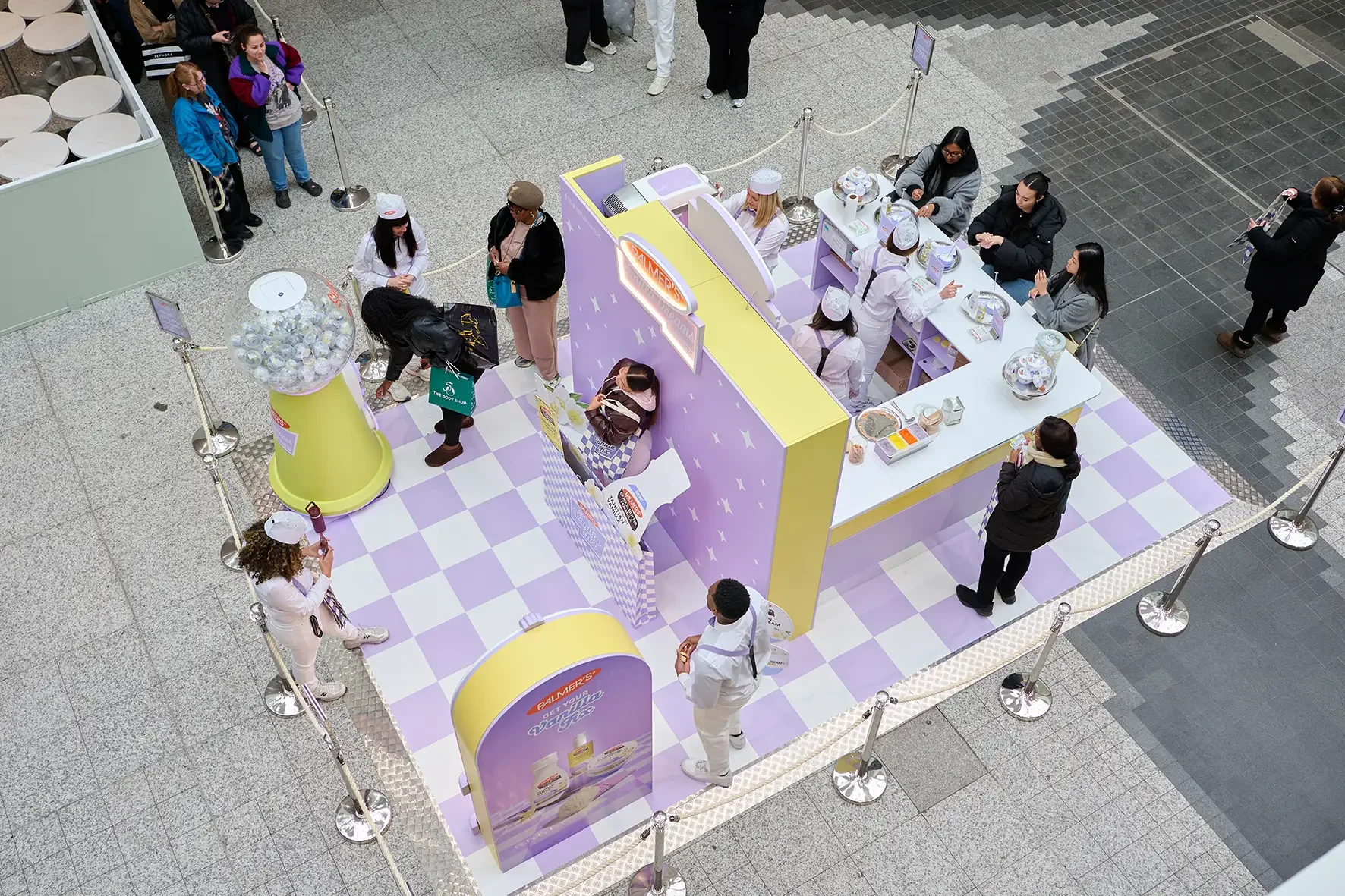 Palmers, Vanilla Diner, Stand from above