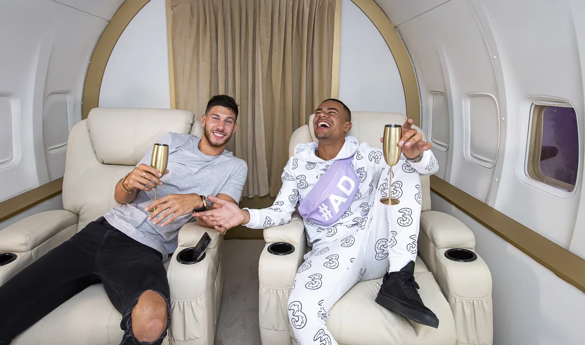 Three mobile, Jet Set Selfie, Influencers