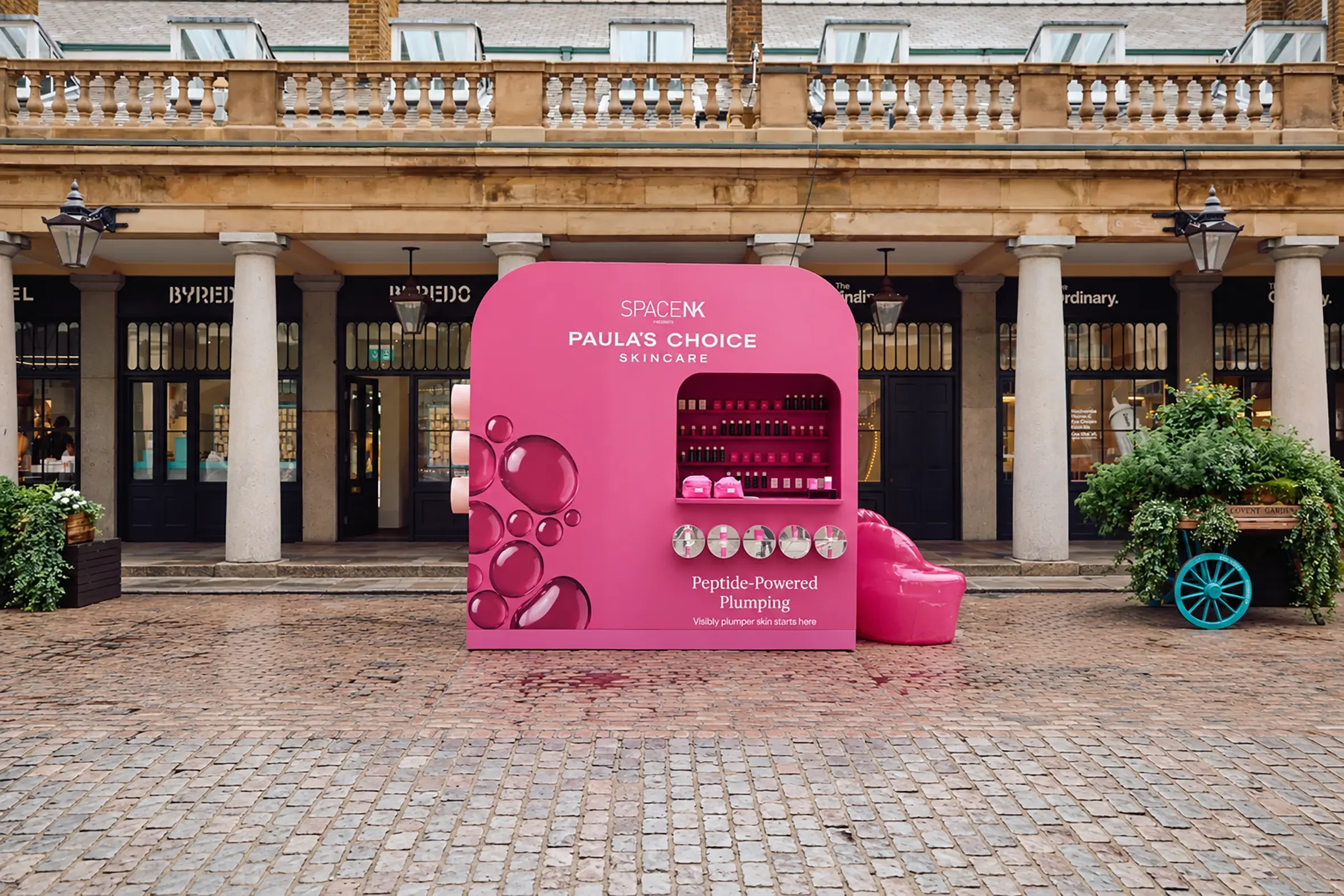 Paula's Choice Kiosk in Covent Garden