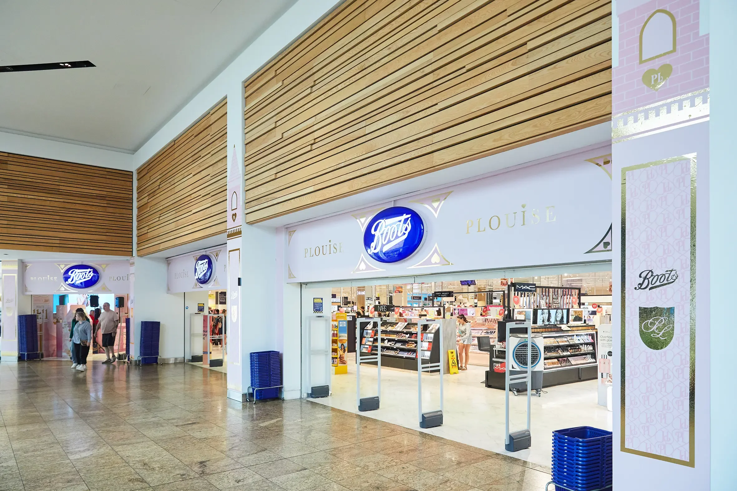 P Louise Boots Launch Meadowhall Castle Frontage