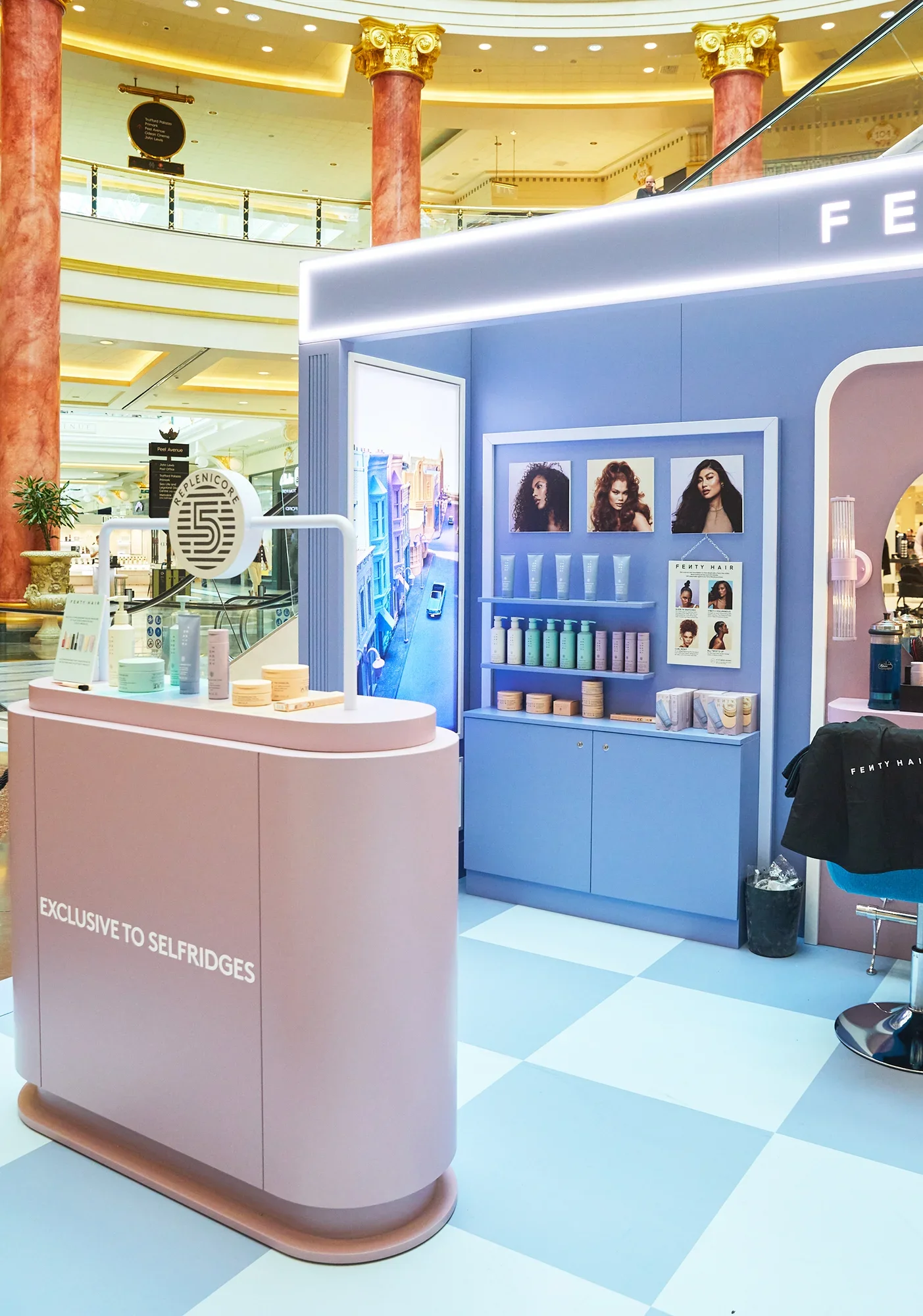 Fenty Hair, Mane Street, Counter