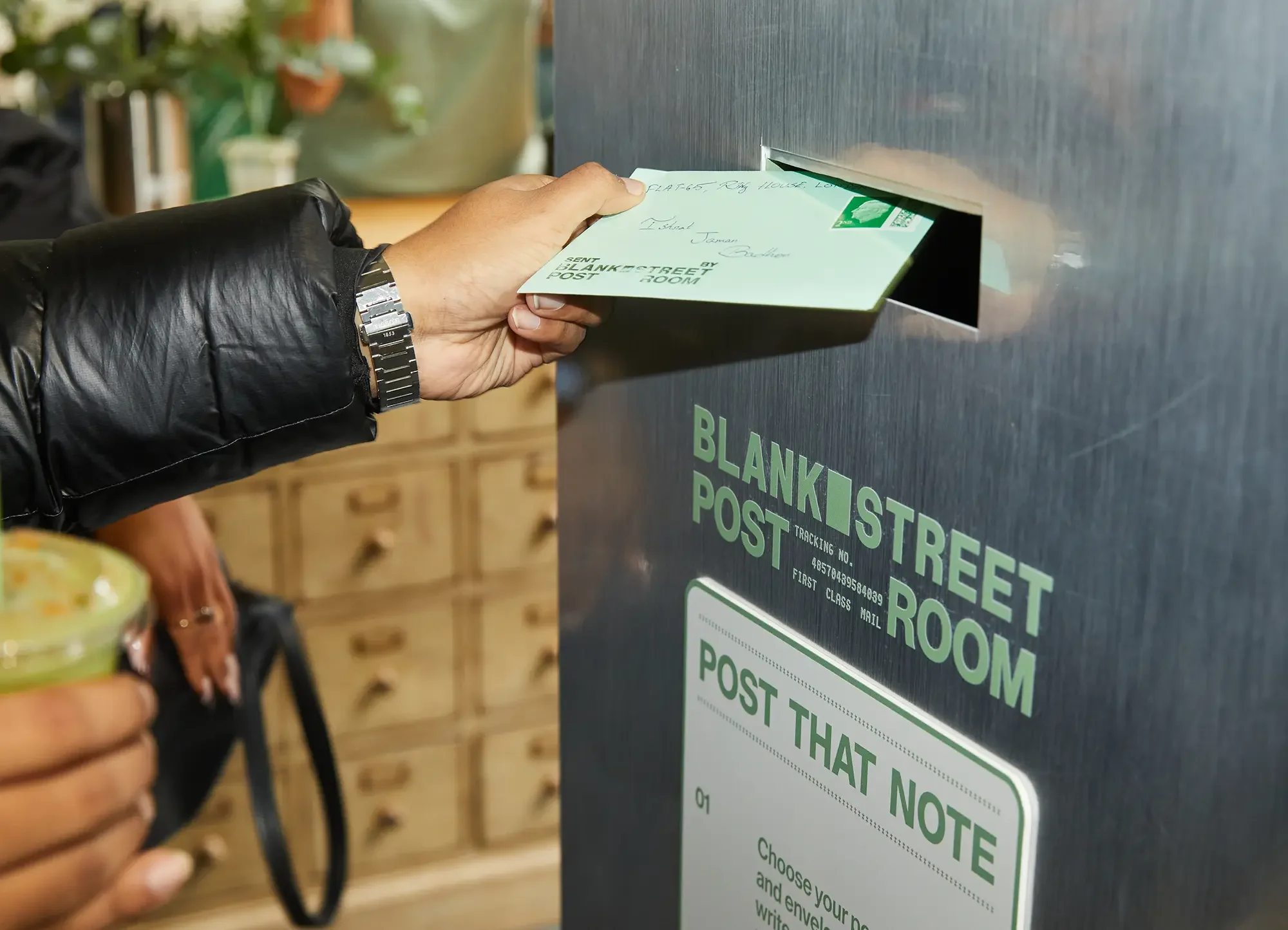 Blank Street Coffee, Post Room , Post Box