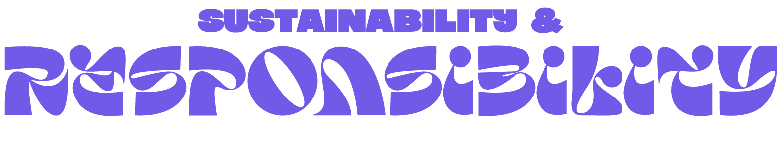 Sustainability & Responsibility Graphic