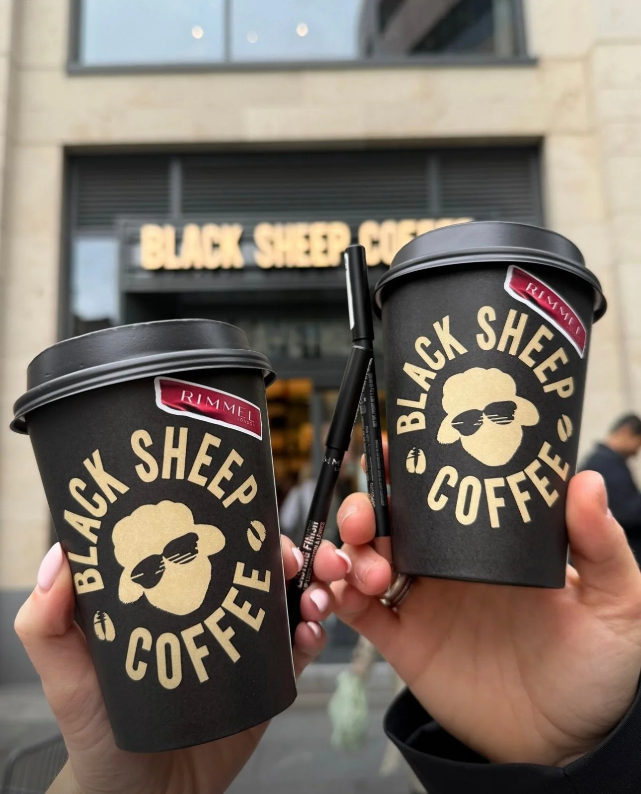 Backlash x Rimmel x Black Sheep ☕️ collaboration with Black Sheep coffee to celebrate the launch of Rimmel&rsquo;s Cappuccino collection.

Working with a selection of Black Sheep Coffee shops across the UK we held a series of Friday takeovers and Tik