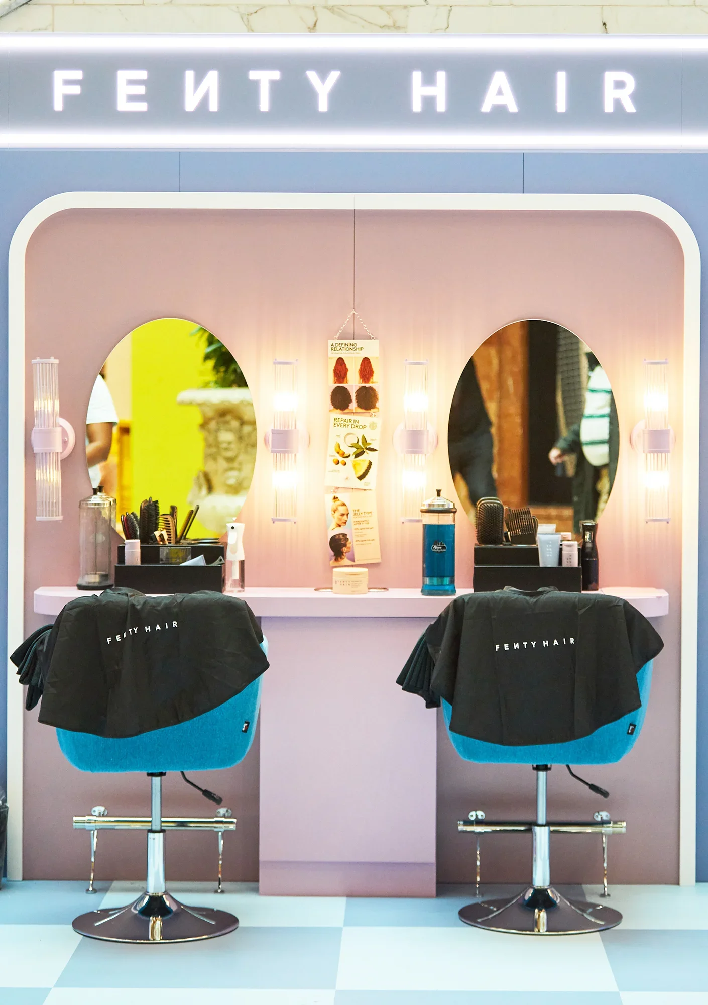 Fenty Hair Salon, Selfridges Launch