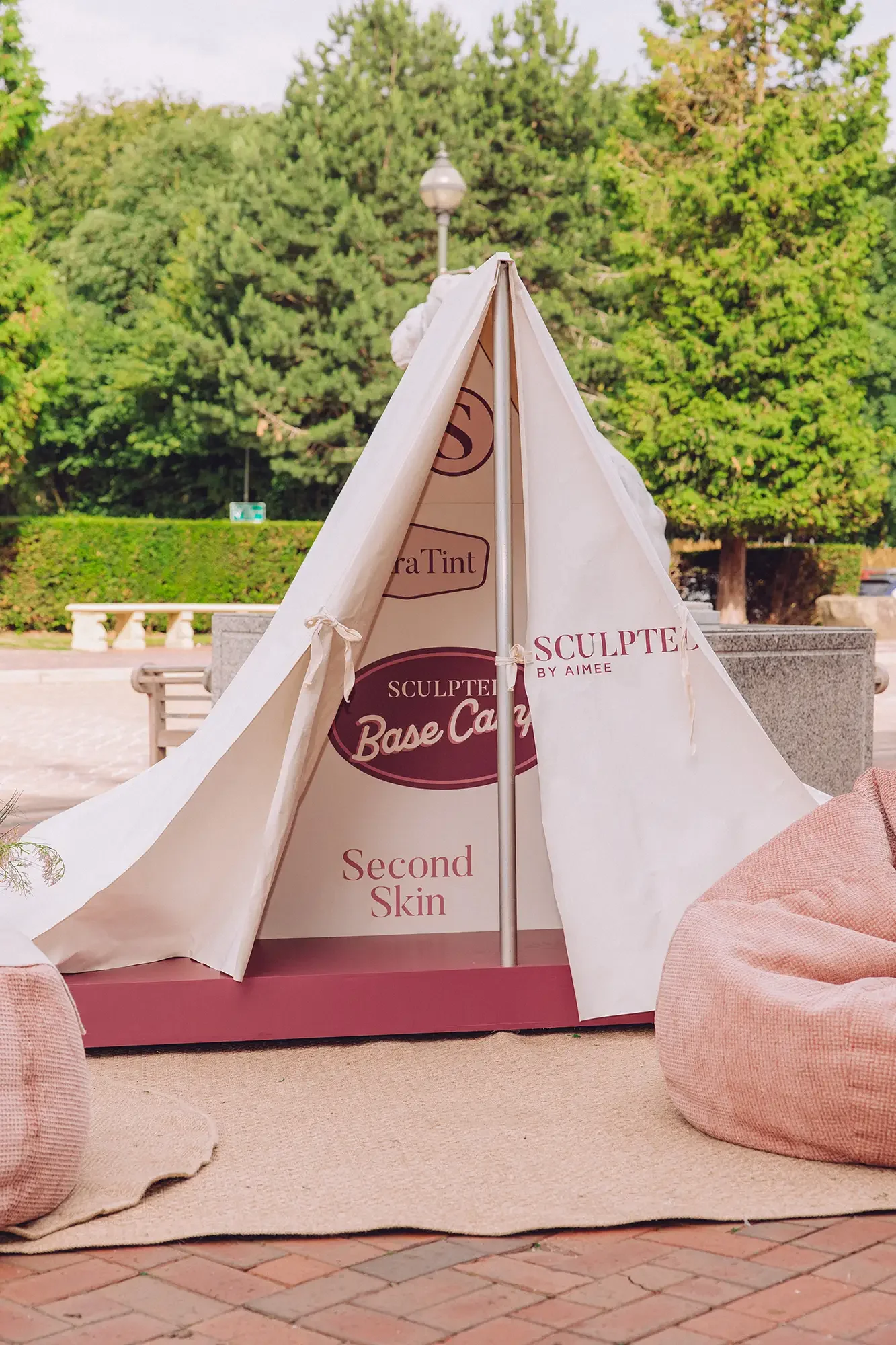 Scuplted by Aimee, Experiential Marketing Airstream Roadshow at the Trafford Centre Manchester - Tent prop