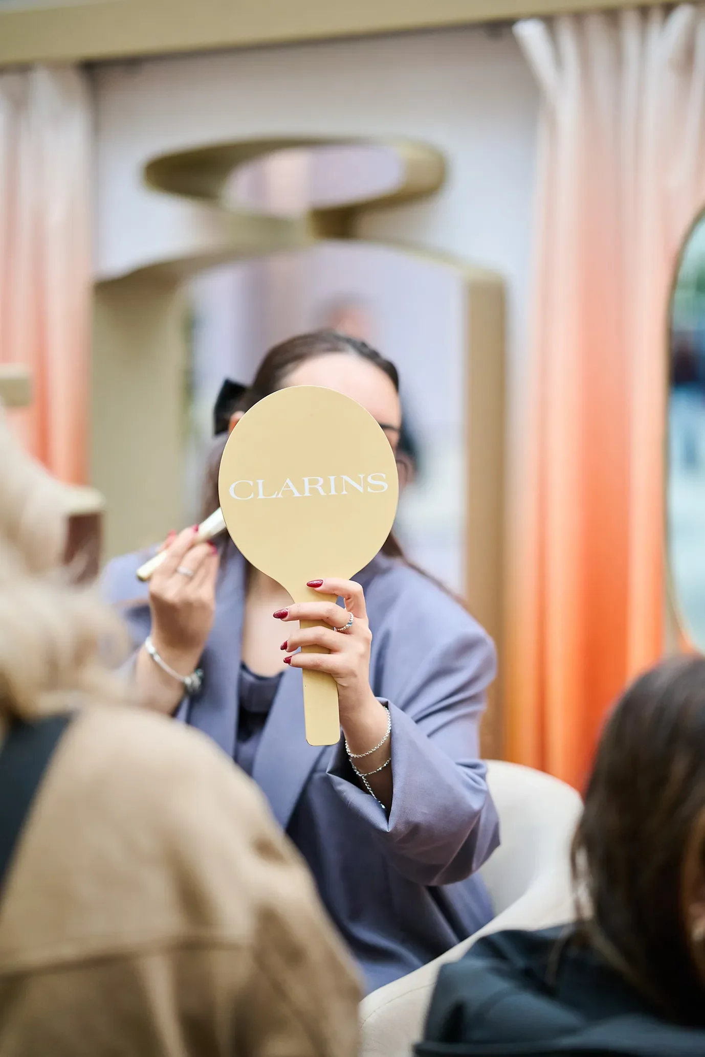 Clarins , The Radiance Studio, Person trialing the make-up