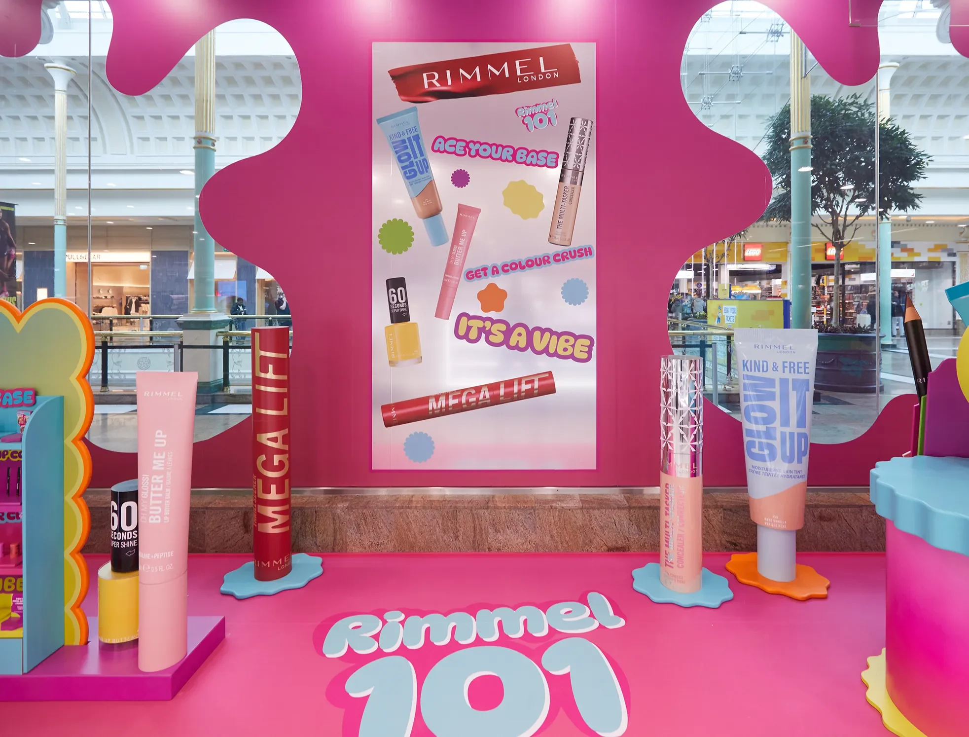 Rimmel X Boots, Photo backdrop